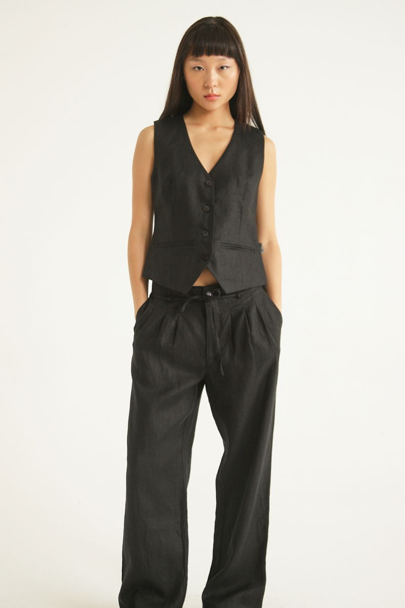 CHALECO DE LINO MARCIA