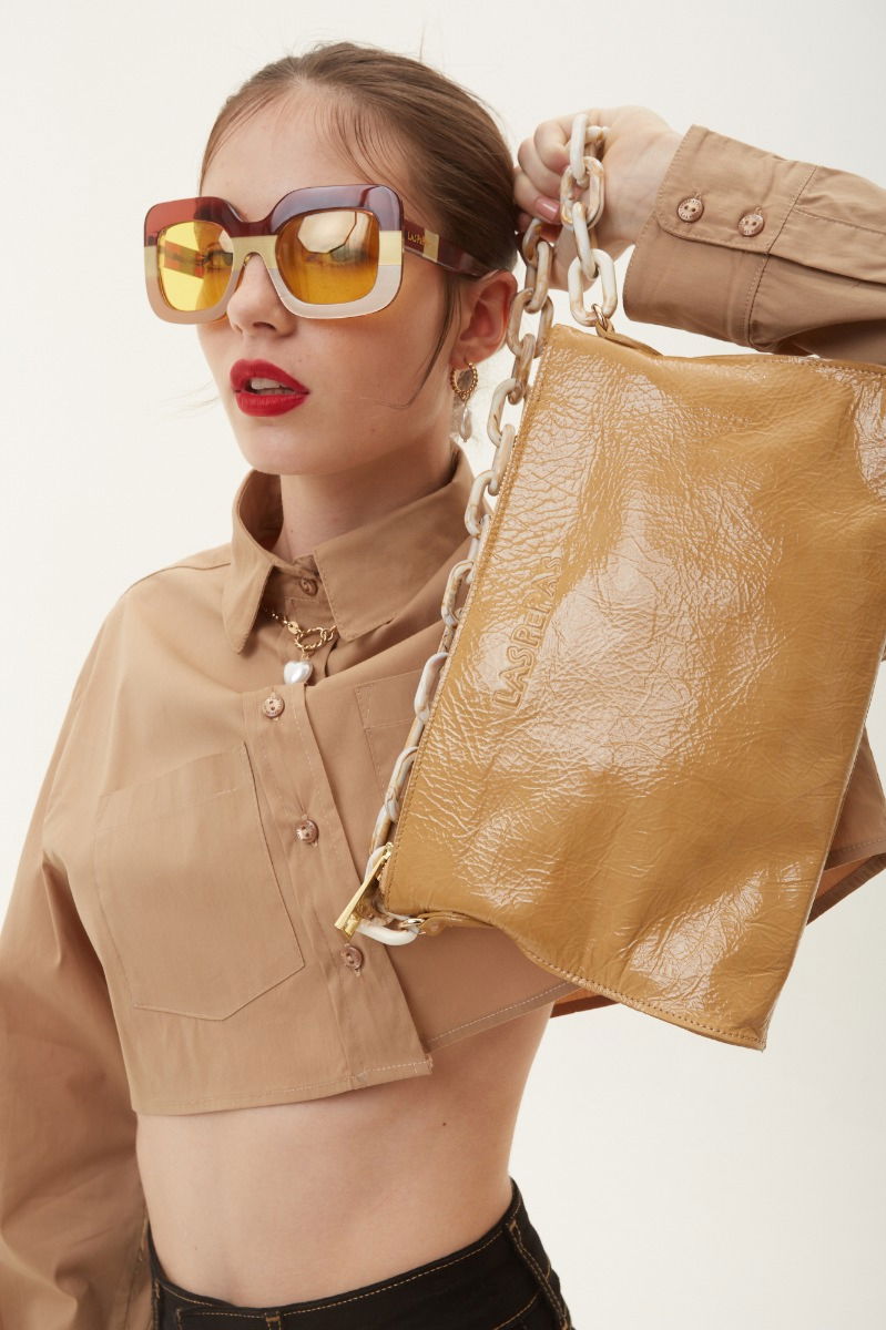 CARTERA DE CUERO MERESIAS CHAROL