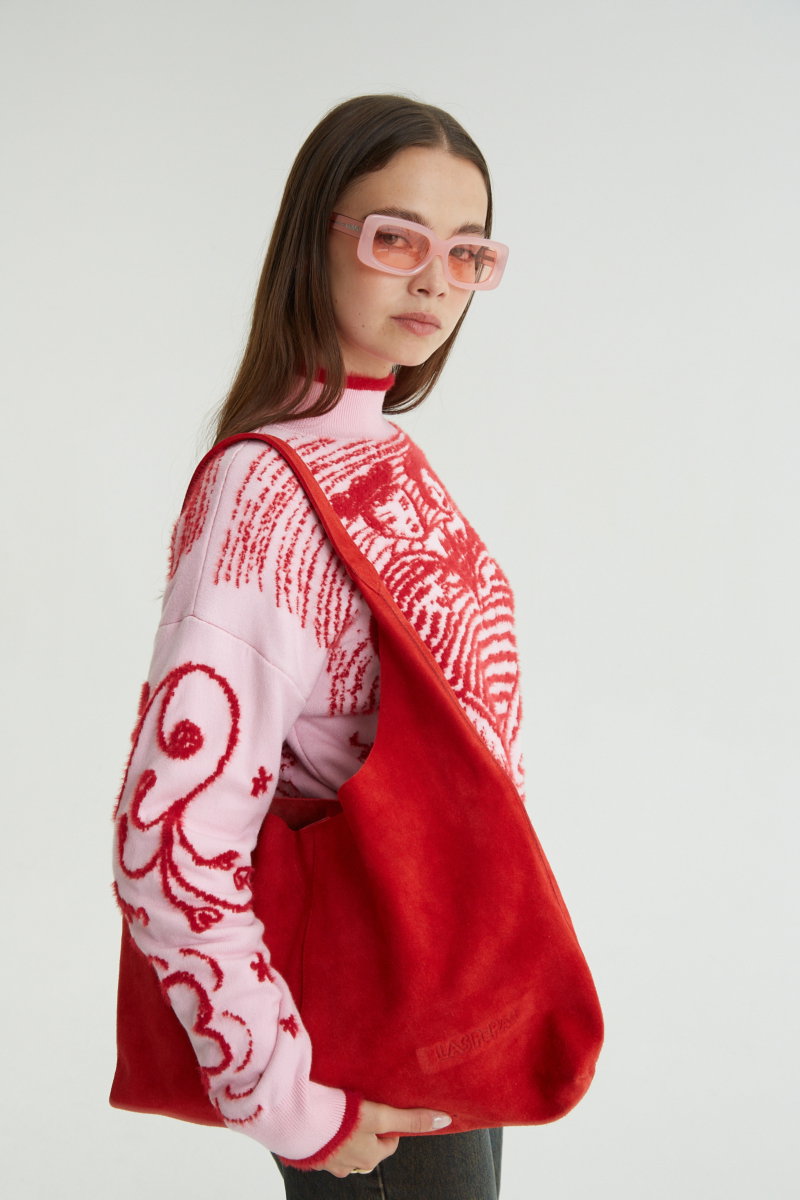 MAXI CARTERA DE GAMUZA JEREZ