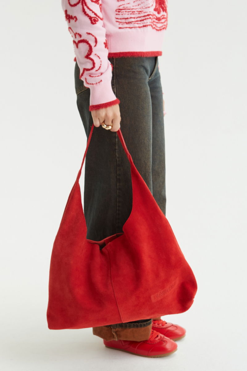 MAXI CARTERA DE GAMUZA JEREZ