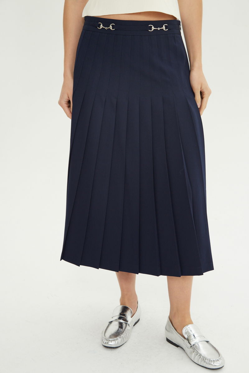 FALDA MIDI PLISADA PORTIA