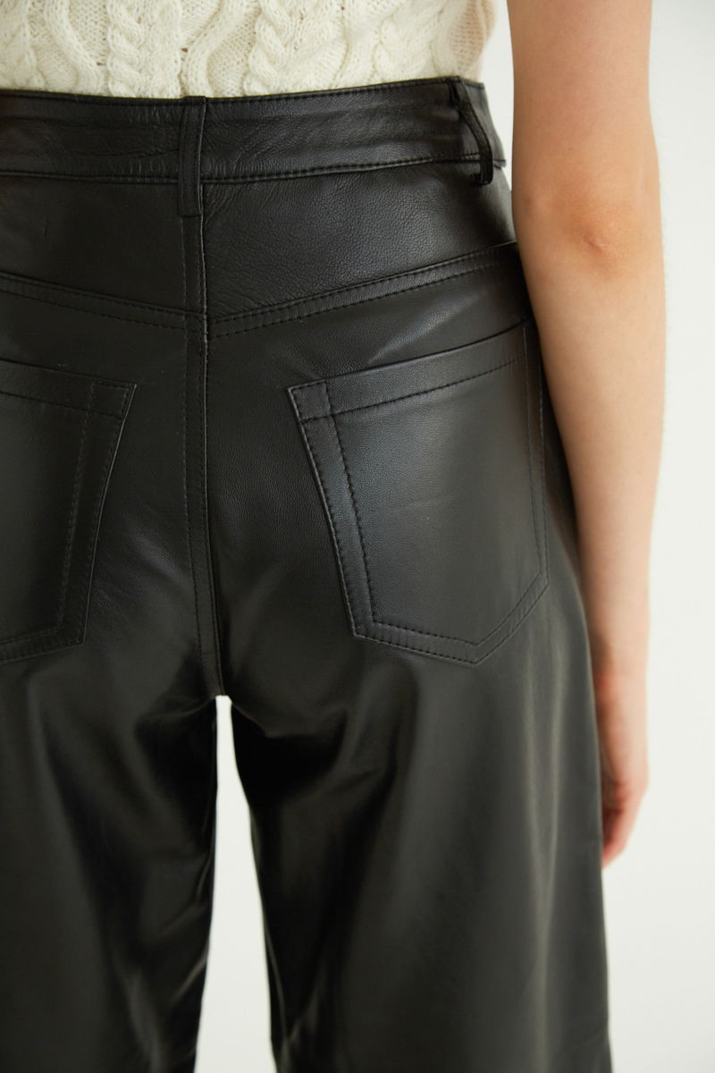 PANTALON DE CUERO LUNA / OVINO ITALIANO