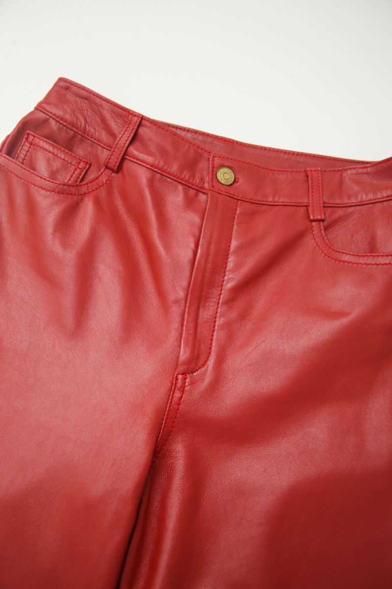 PANTALON DE CUERO LUNA // OVINO ITALIANO