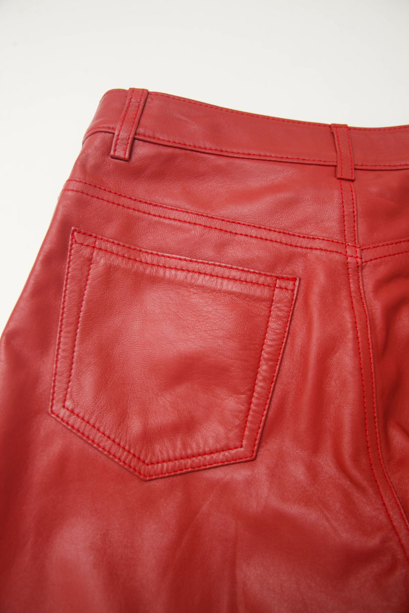PANTALON DE CUERO LUNA // OVINO ITALIANO