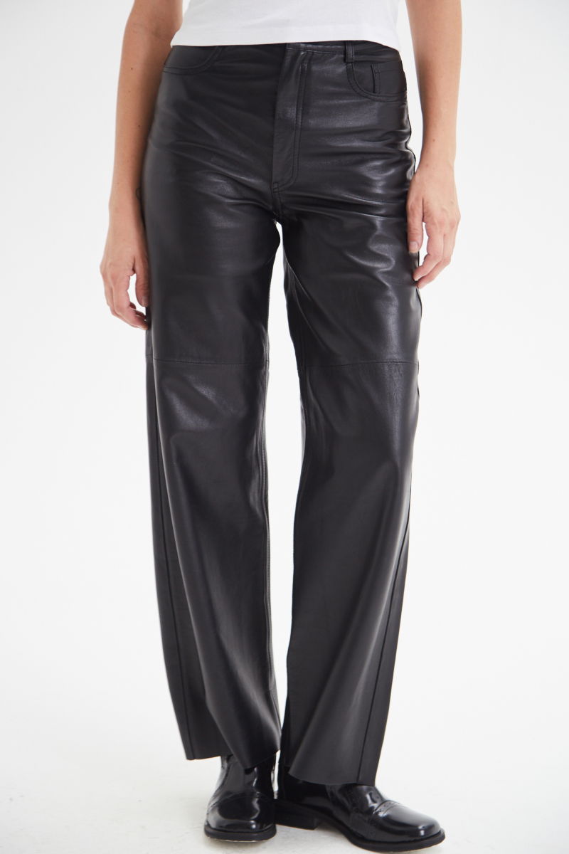 PANTALON DE CUERO LUNA / OVINO ITALIANO