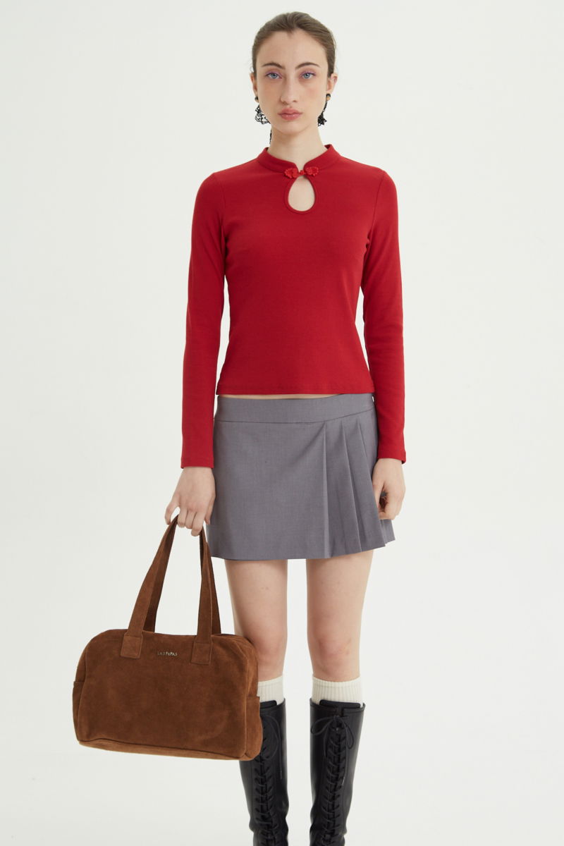 BOLSO DE CUERO MINI PAOLA GAMUZON