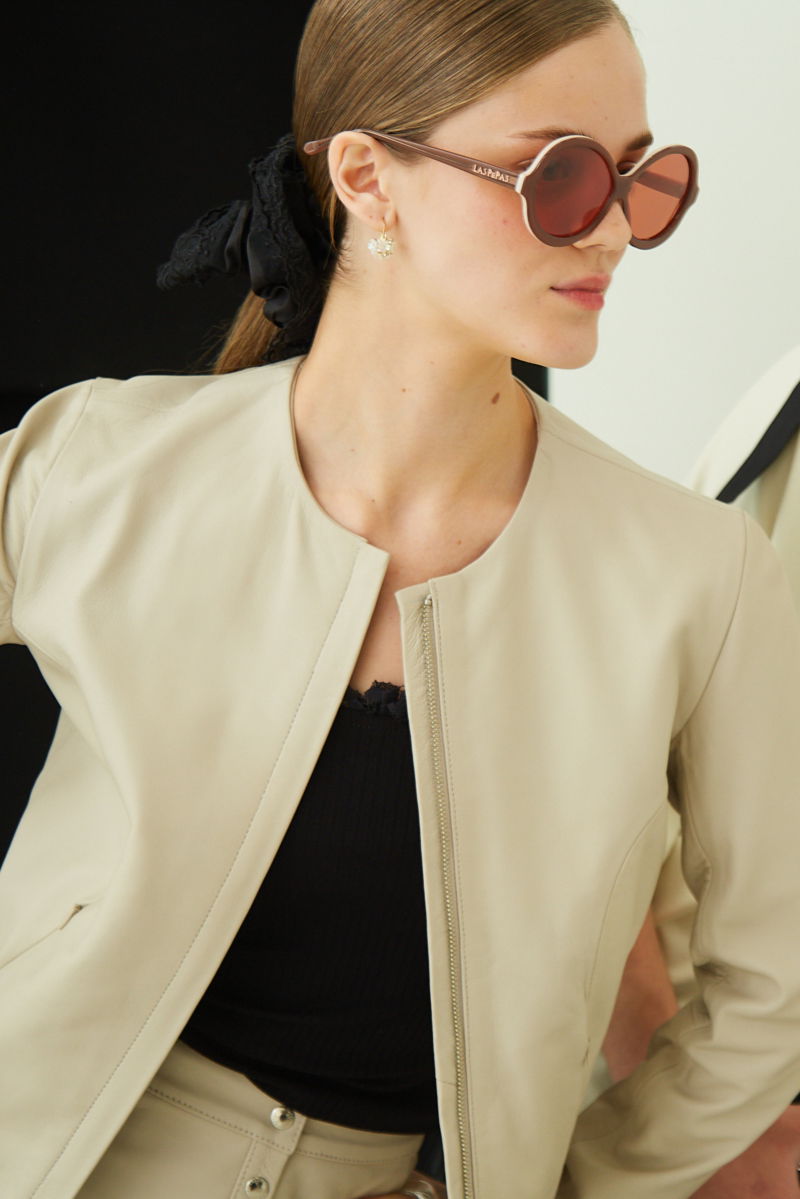 CAMPERA DE CUERO MARION // OVINO ITALIANO