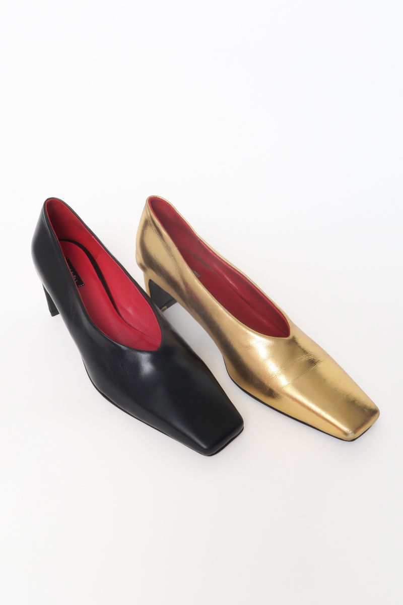 ZAPATO DE CUERO NARANJO