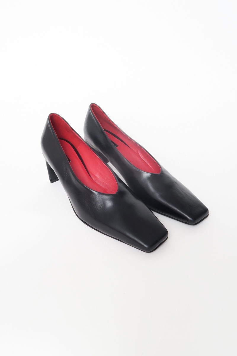 ZAPATO DE CUERO NARANJO