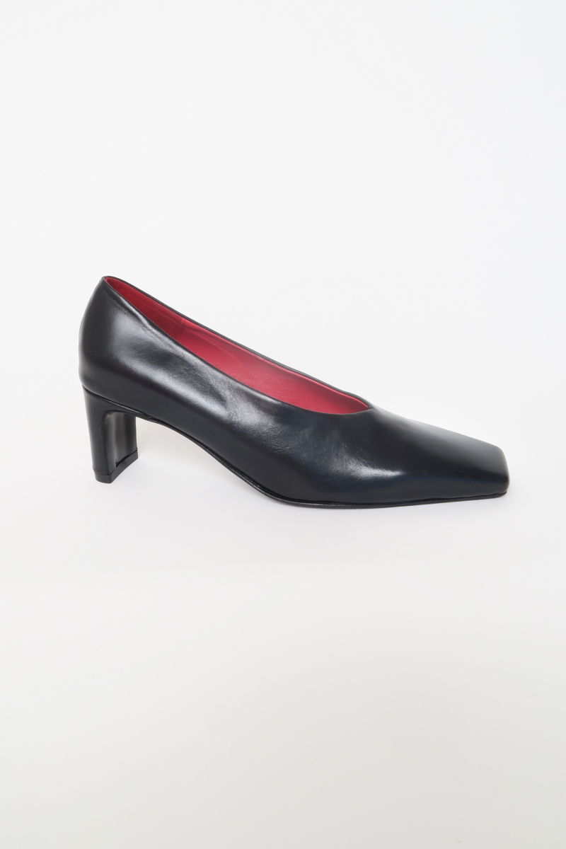 ZAPATO DE CUERO NARANJO