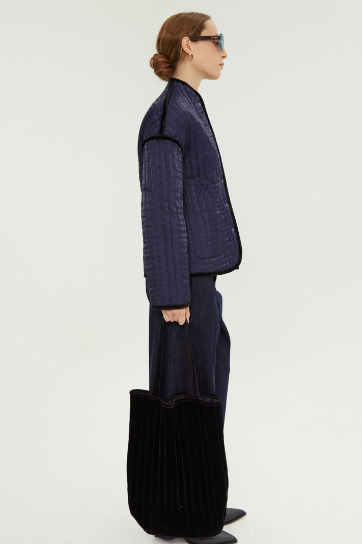 TOTE BAG VELVET REVERSIBLE YORK