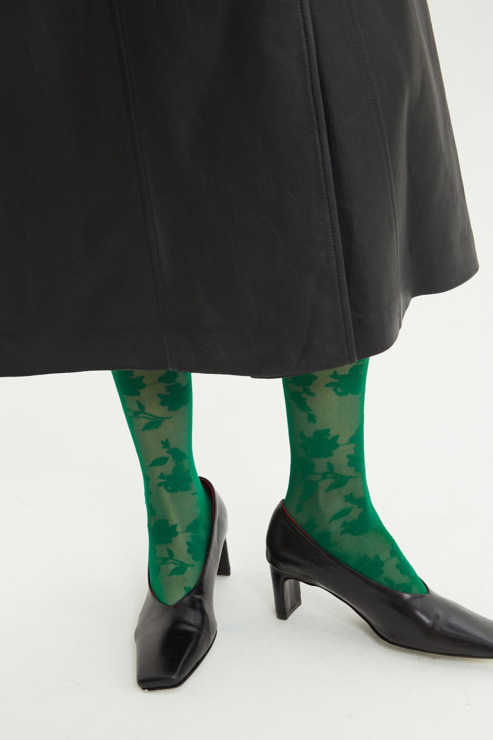 ZAPATO DE CUERO NARANJO