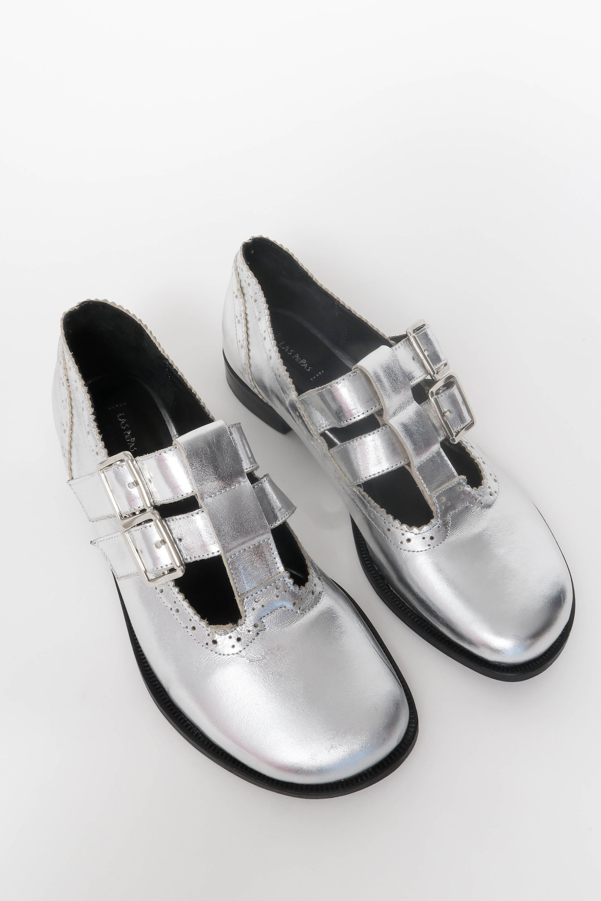 GUILLERMINA DE CUERO SABAL SILVER