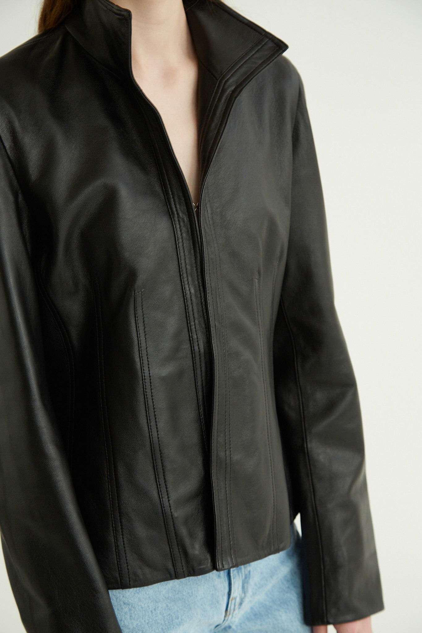 SACO DE CUERO JACOBS // OVINO ITALIANO