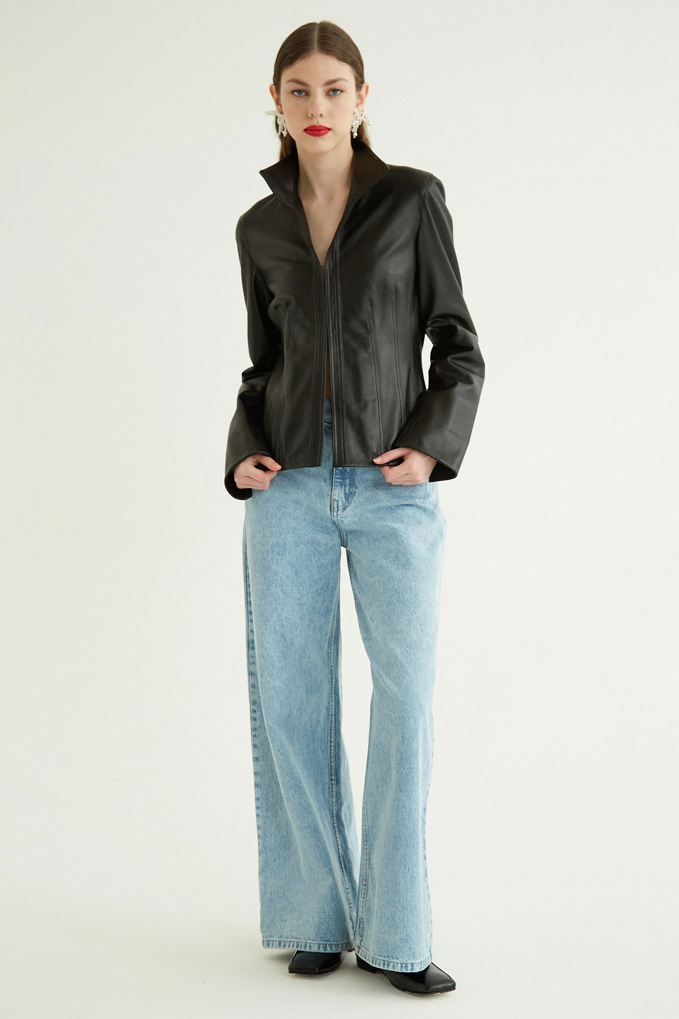 SACO DE CUERO JACOBS // OVINO ITALIANO