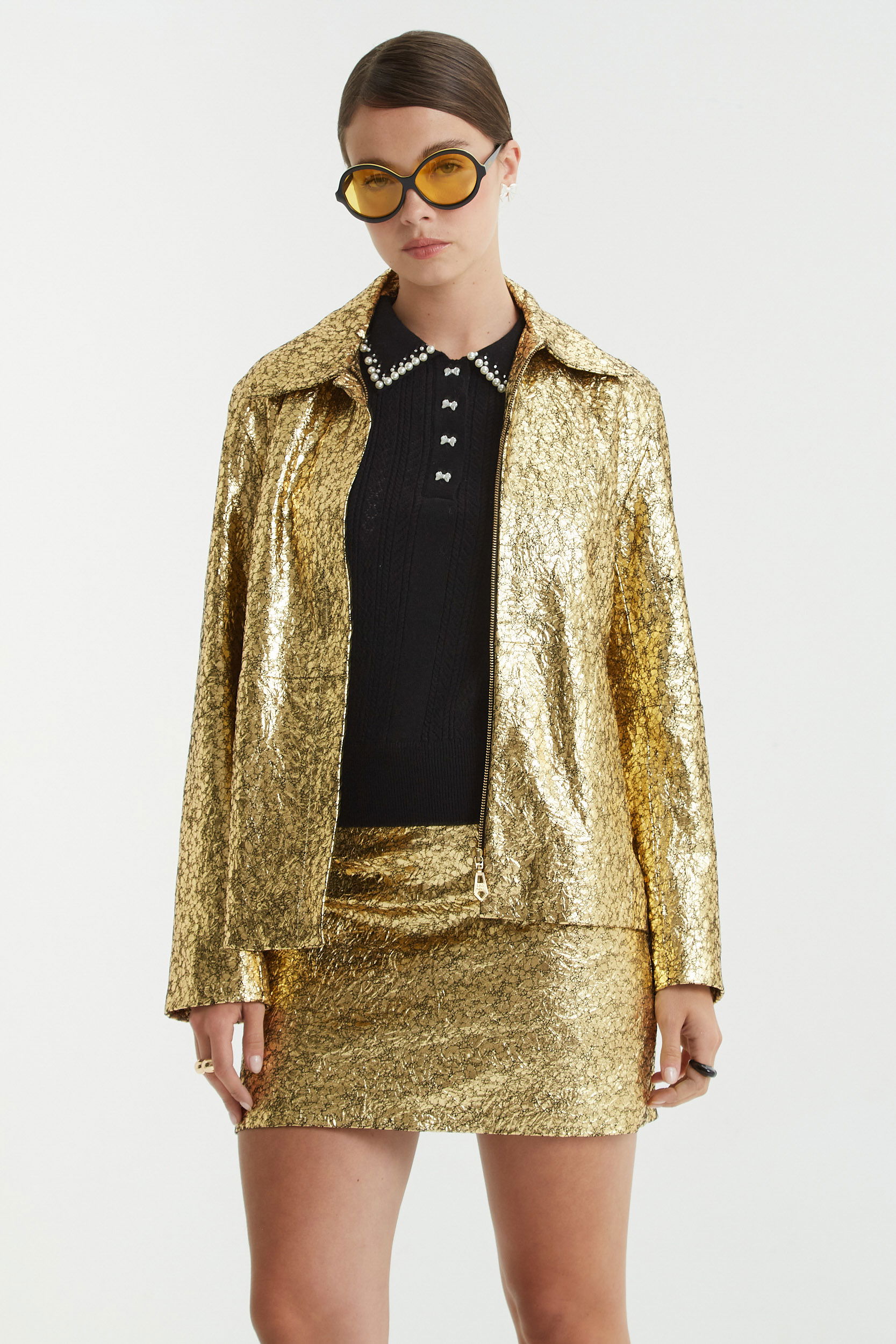 CAMPERA DE CUERO GILLIAN CRUSH // OVINO