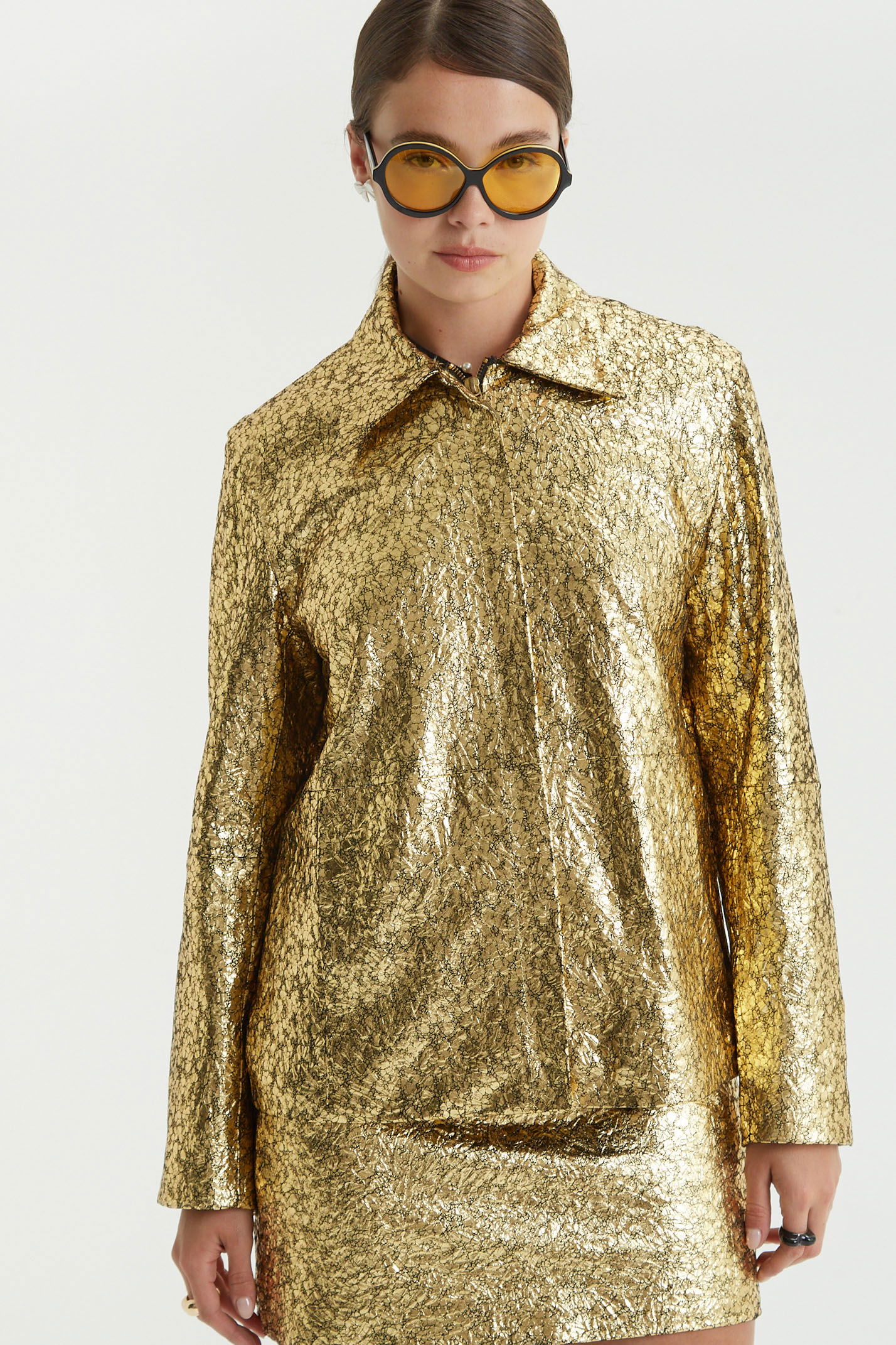 CAMPERA DE CUERO GILLIAN CRUSH // OVINO