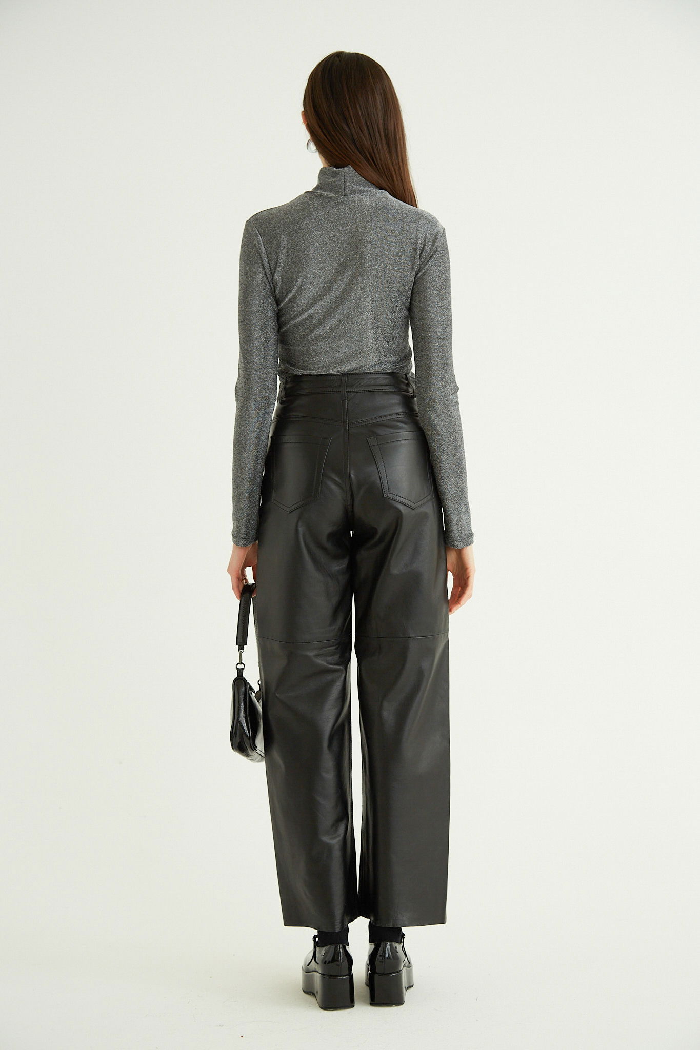 PANTALON DE CUERO LUNA / OVINO ITALIANO