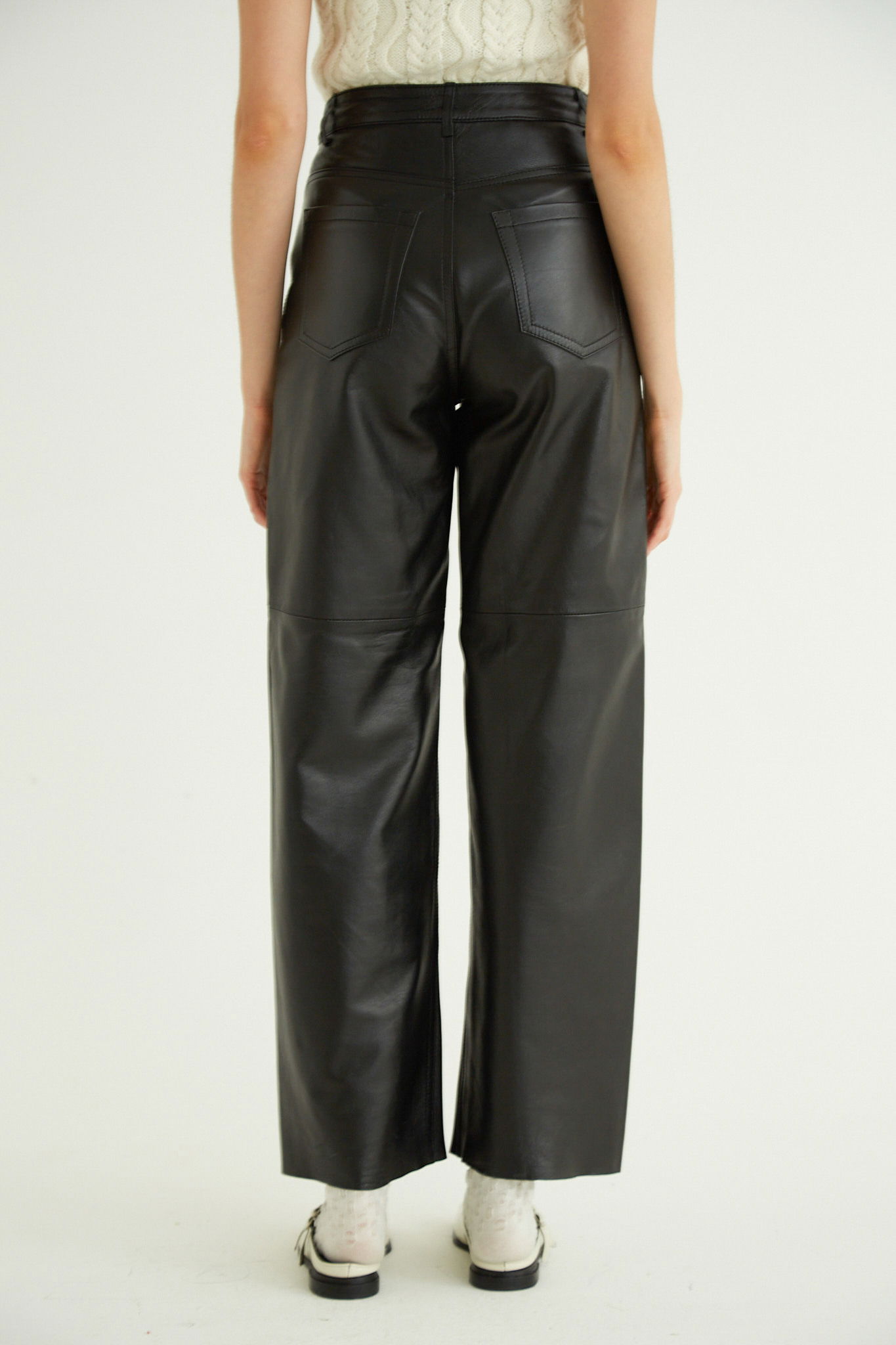 PANTALON DE CUERO LUNA / OVINO ITALIANO