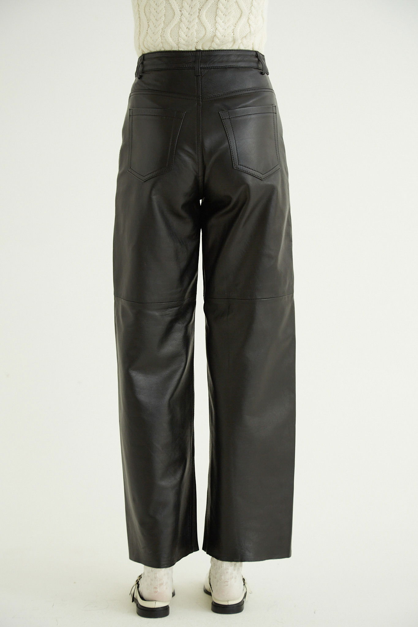 PANTALON DE CUERO LUNA / OVINO ITALIANO