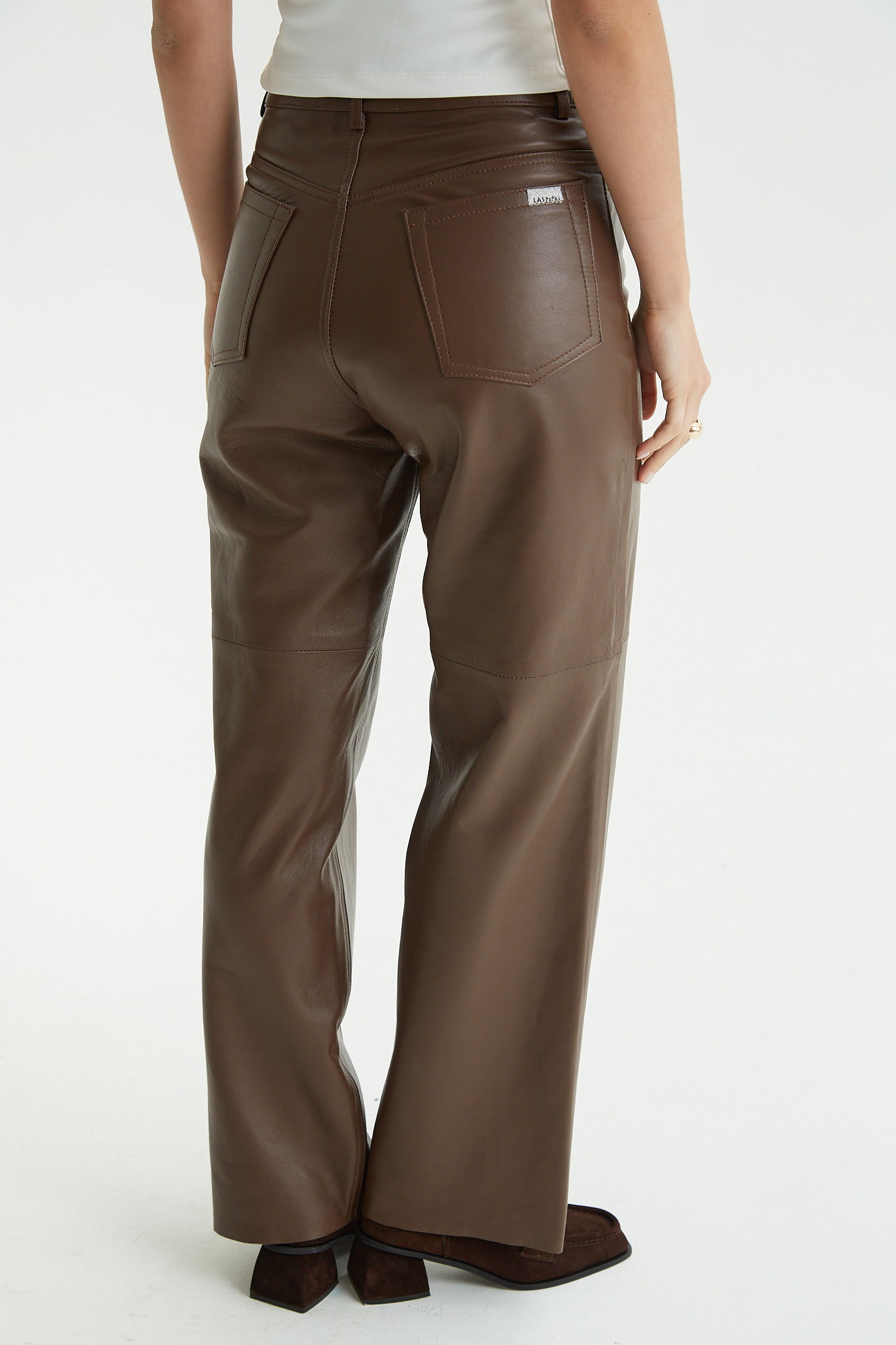 PANTALON DE CUERO LUNA / OVINO ITALIANO