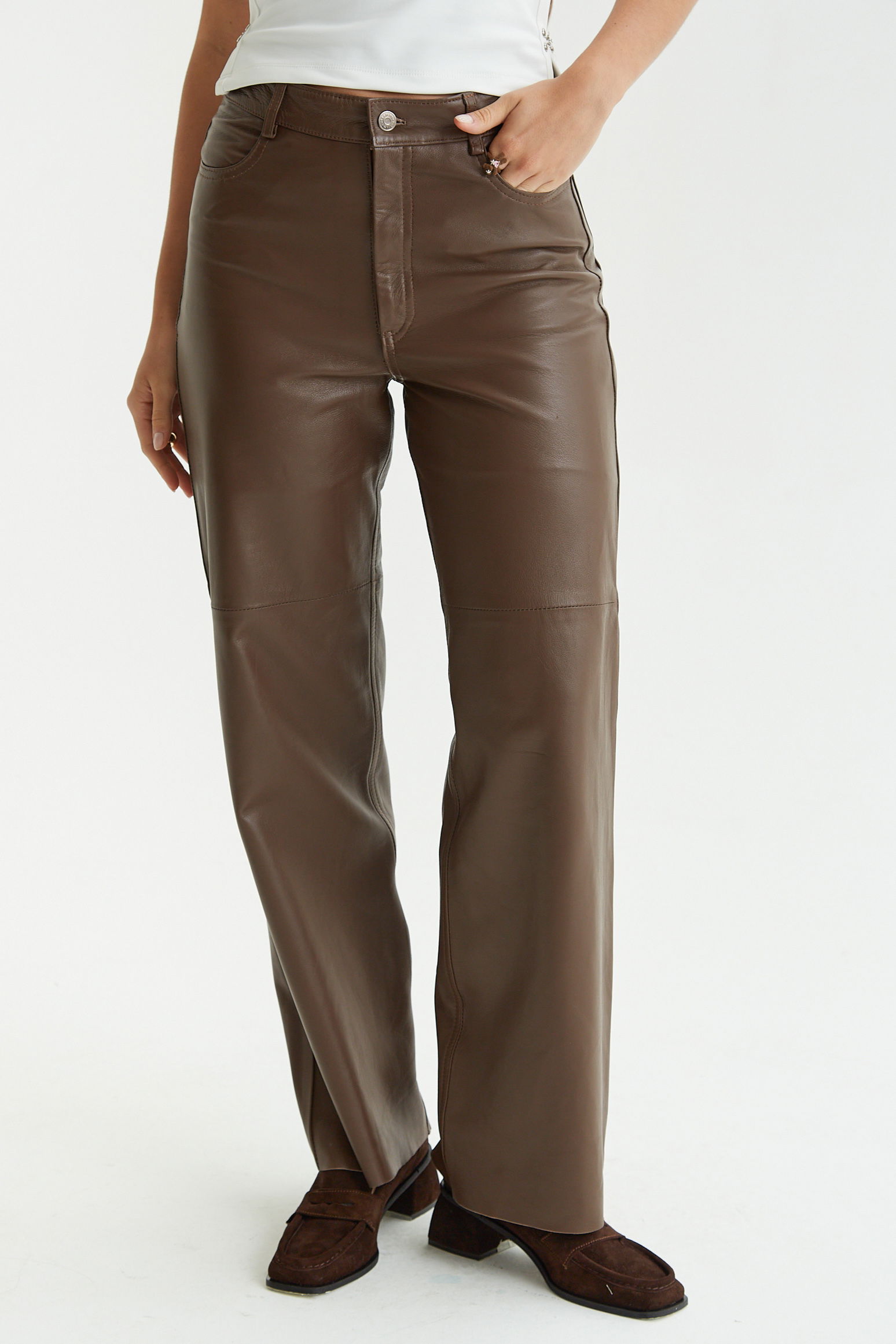 PANTALON DE CUERO LUNA / OVINO ITALIANO