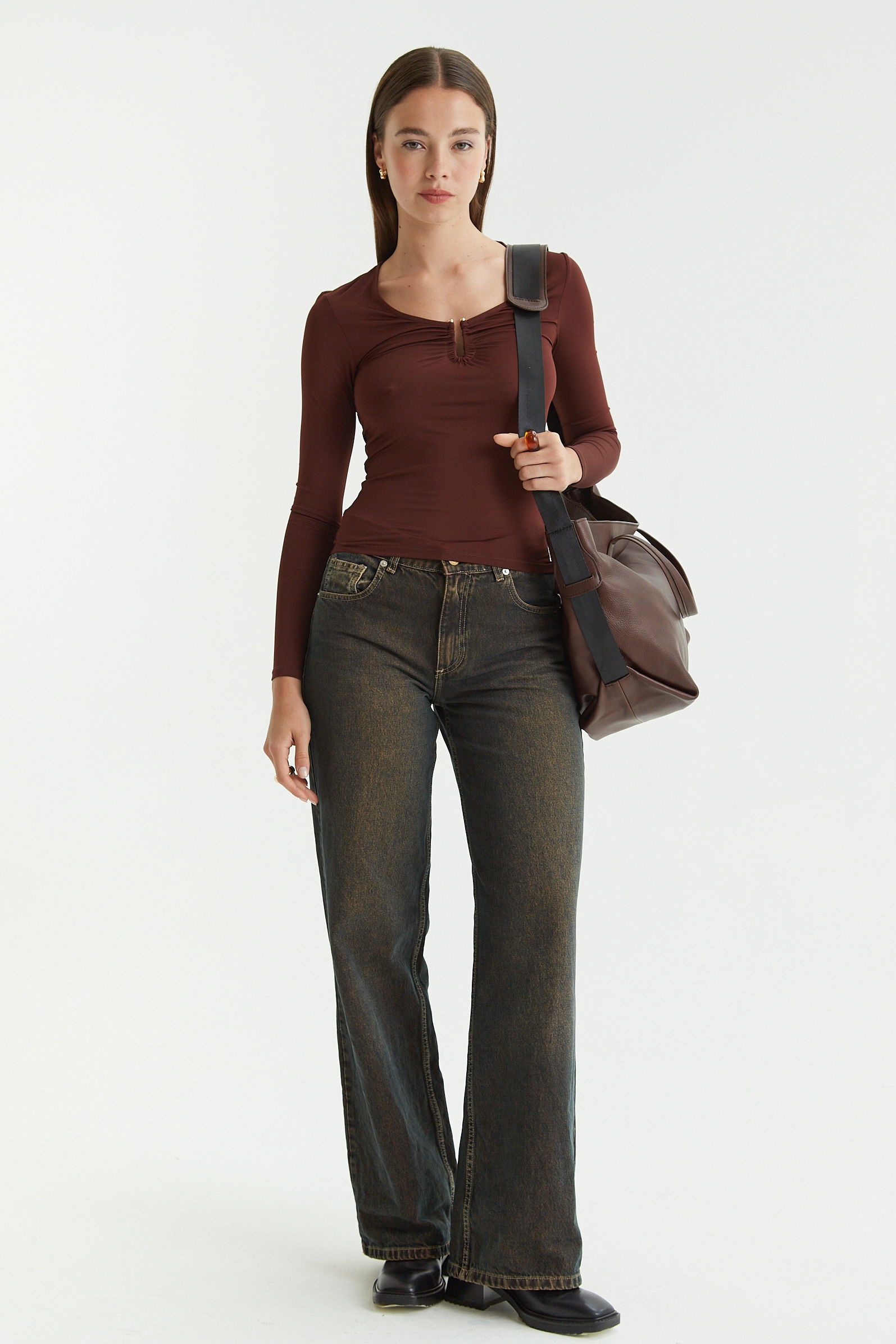 PANTALÓN DE JEAN BOLING OCRE