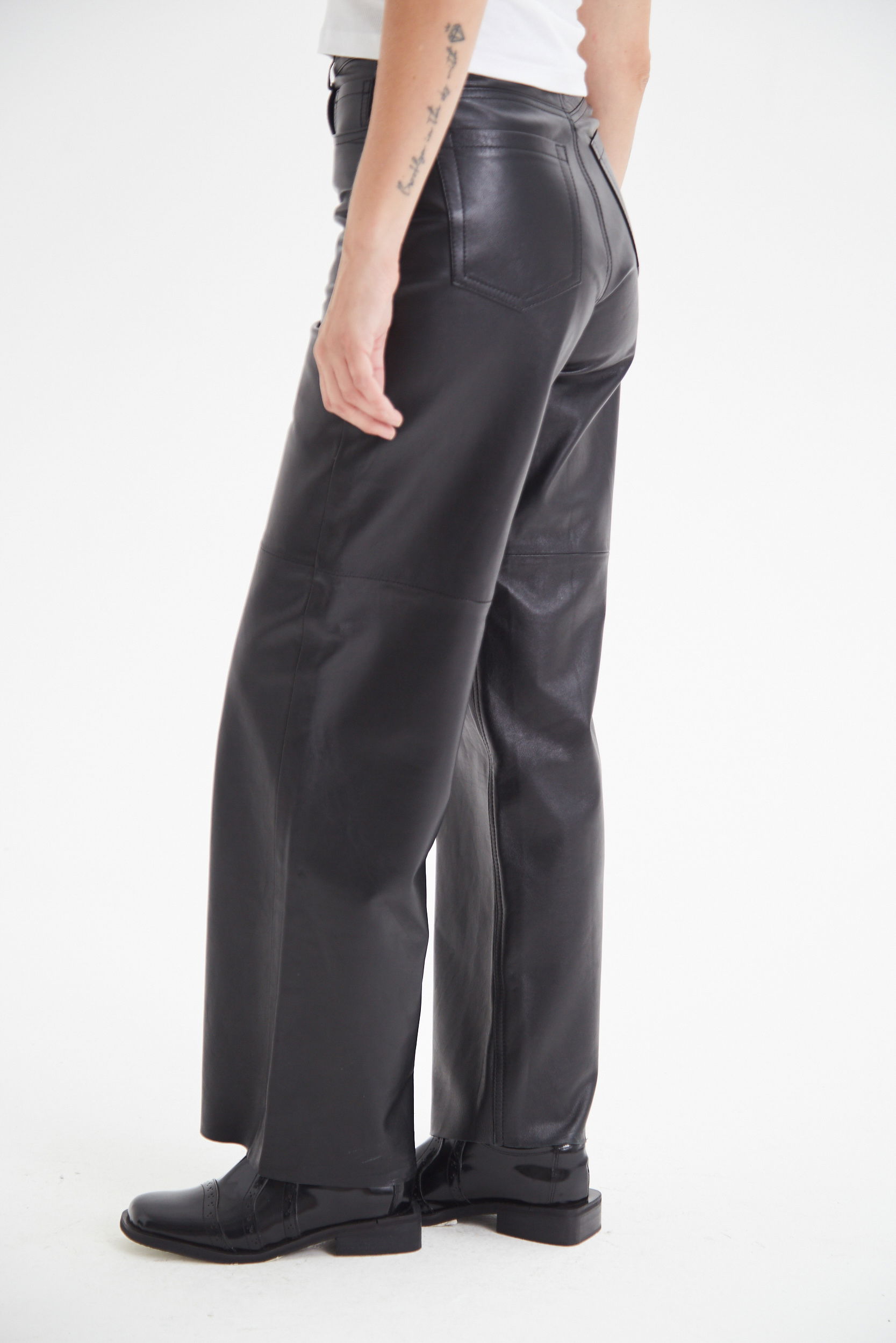 PANTALON DE CUERO LUNA / OVINO ITALIANO