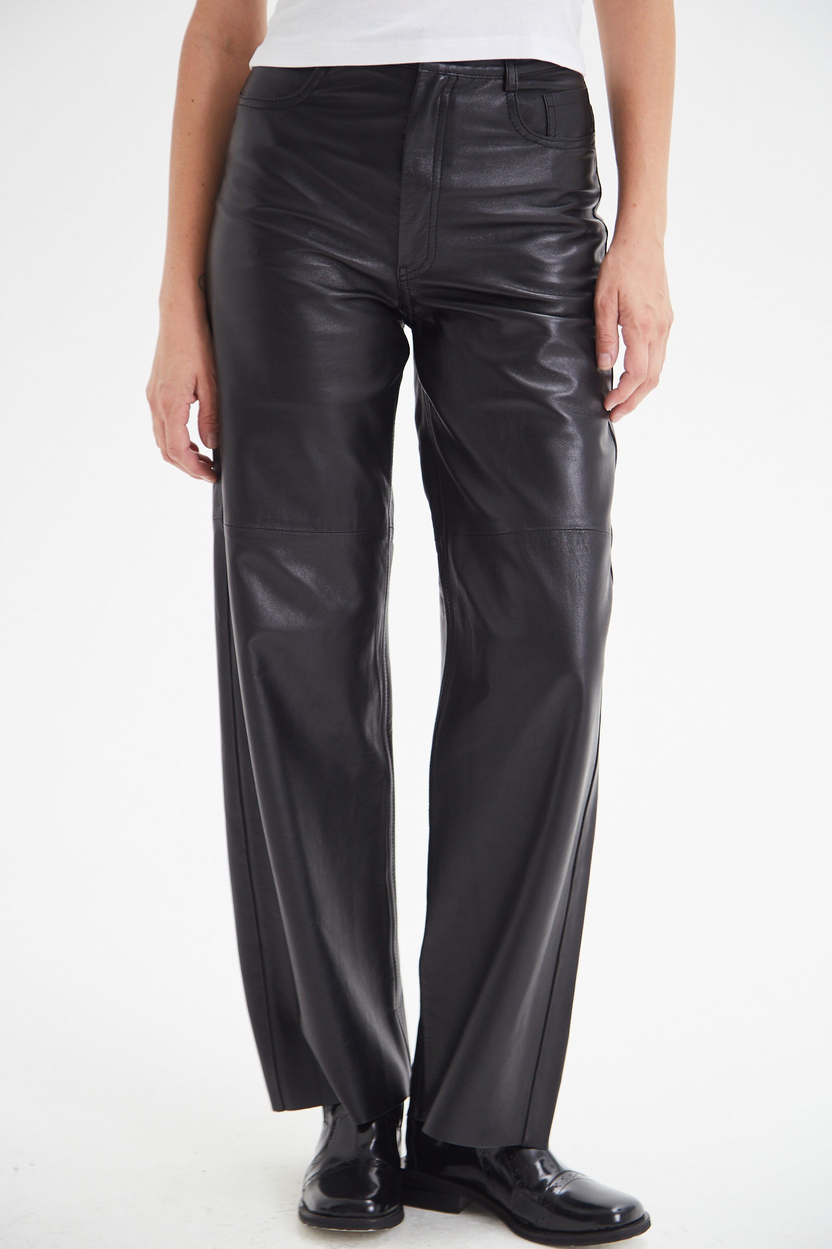 PANTALON DE CUERO LUNA / OVINO ITALIANO