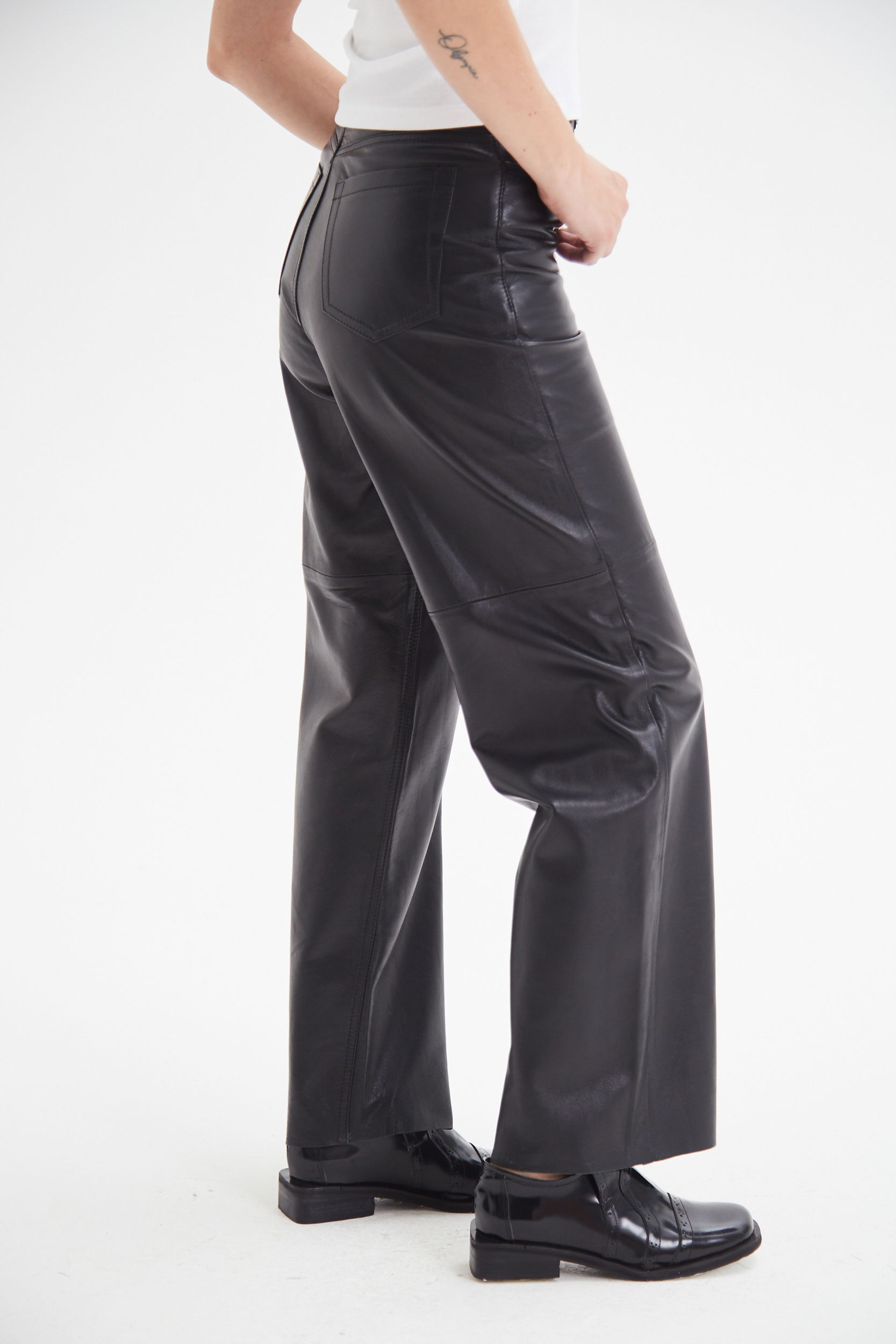 PANTALON DE CUERO LUNA / OVINO ITALIANO