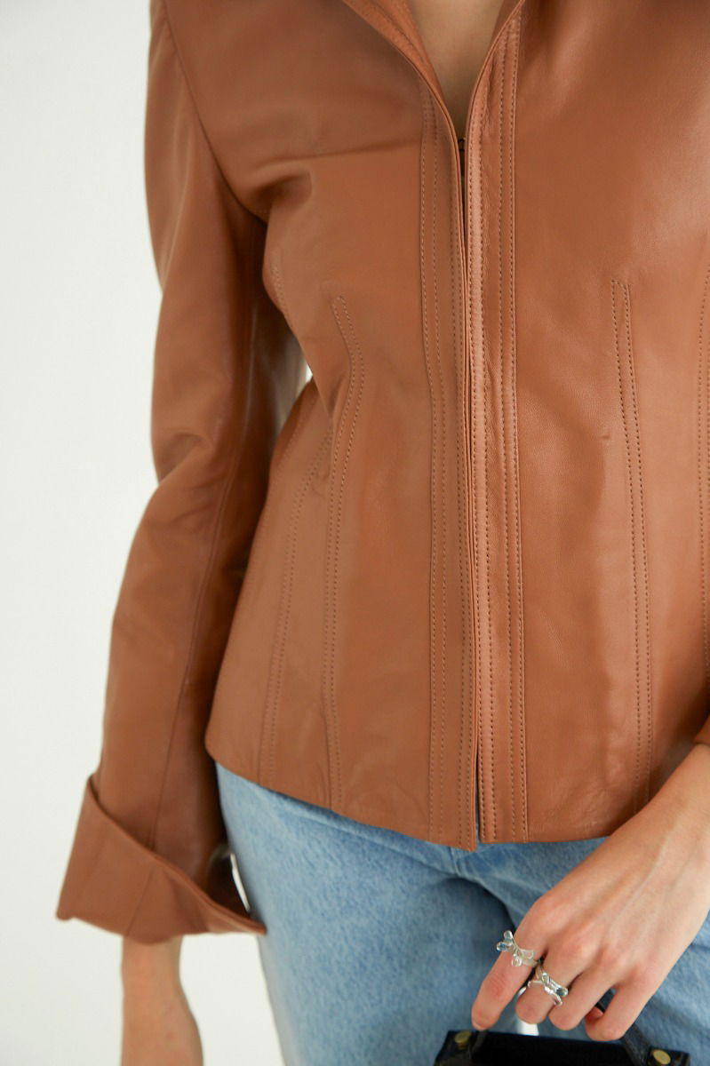 SACO DE CUERO JACOBS // OVINO ITALIANO