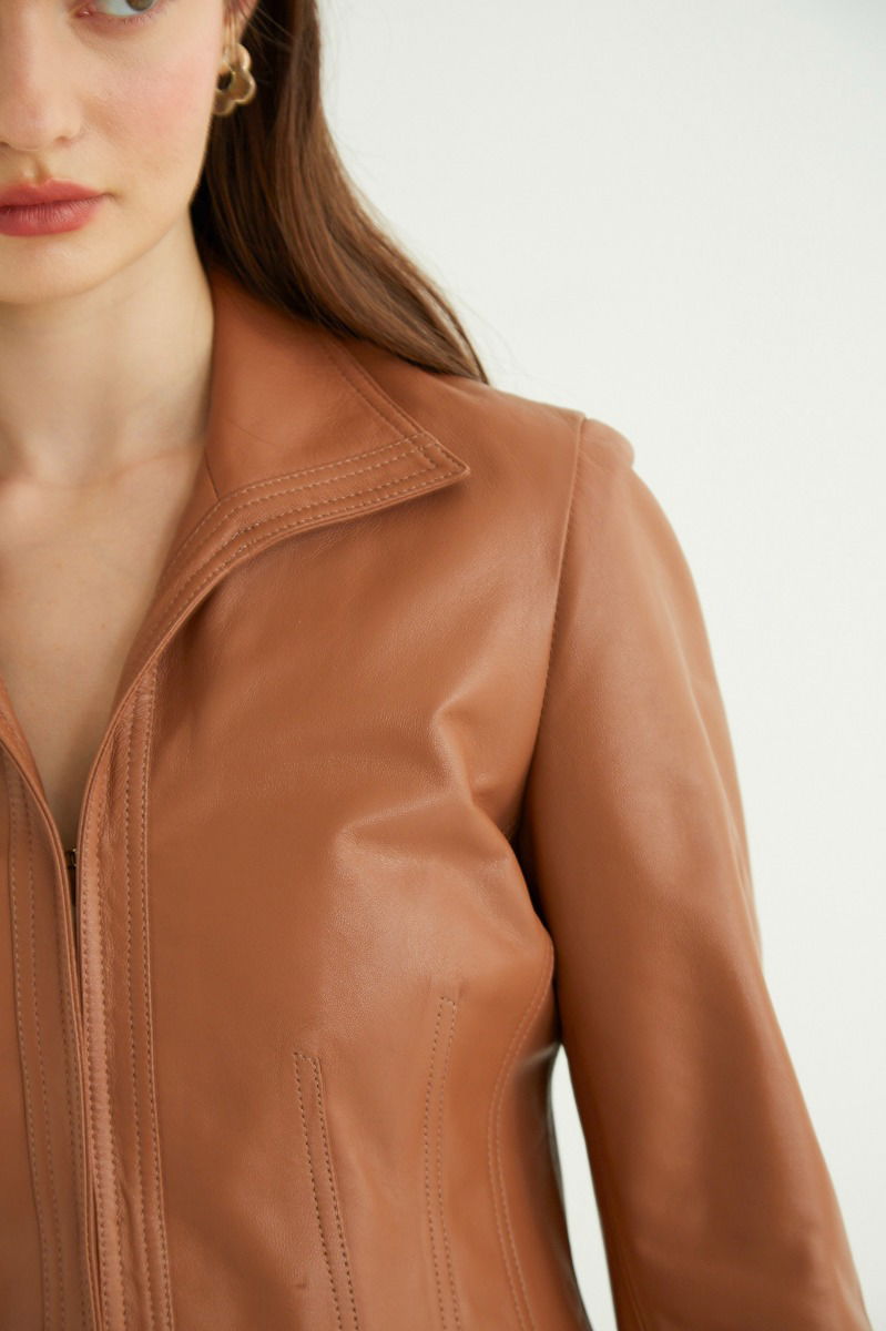 SACO DE CUERO JACOBS // OVINO ITALIANO