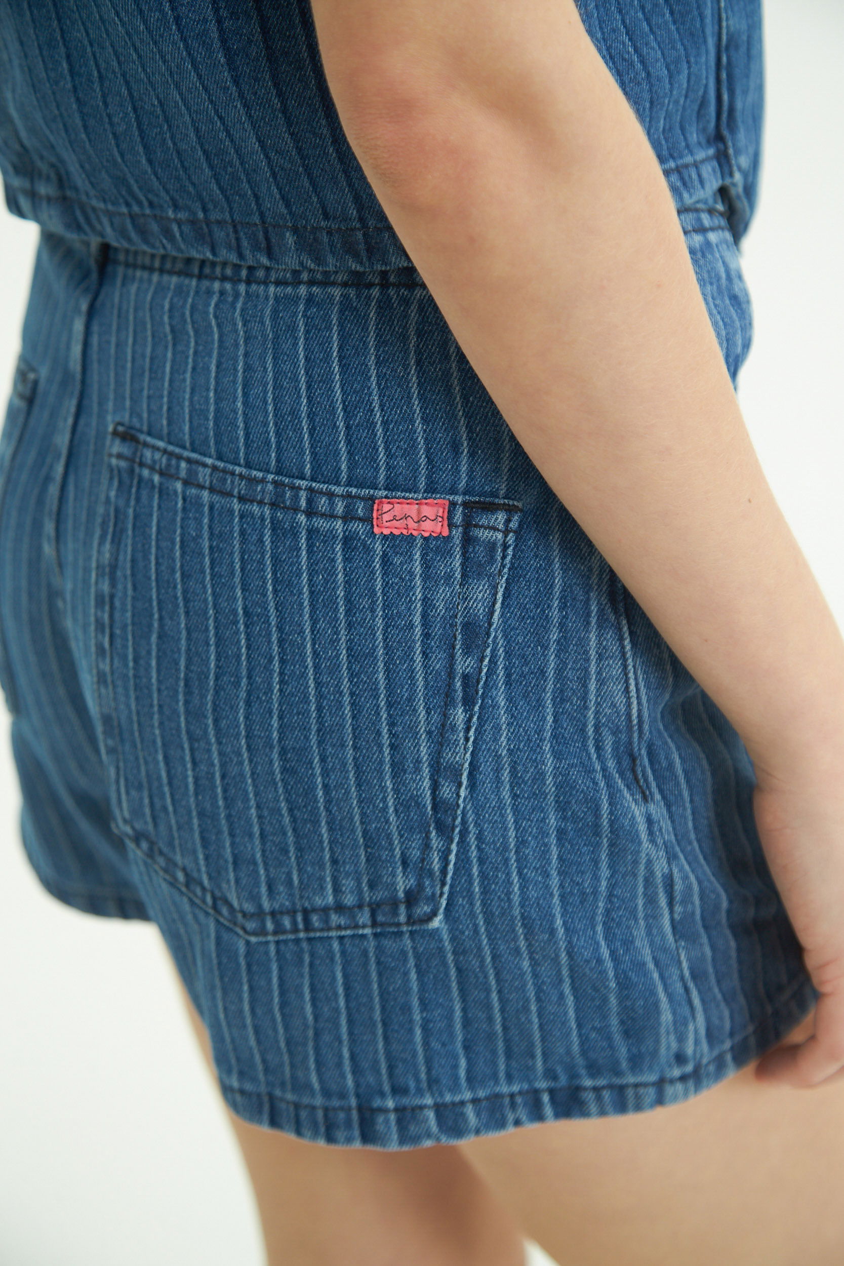 SHORT DE JEAN LUNA TIZADO