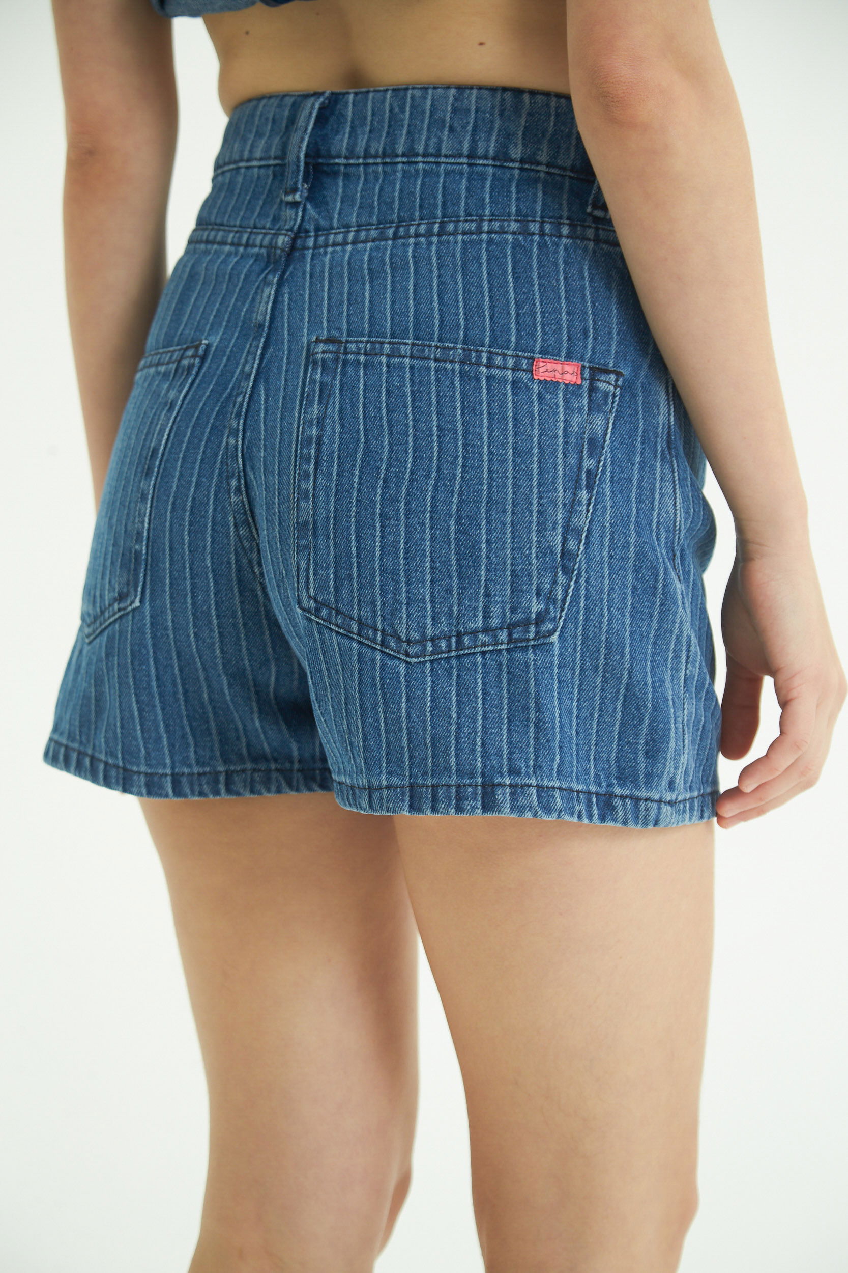 SHORT DE JEAN LUNA TIZADO