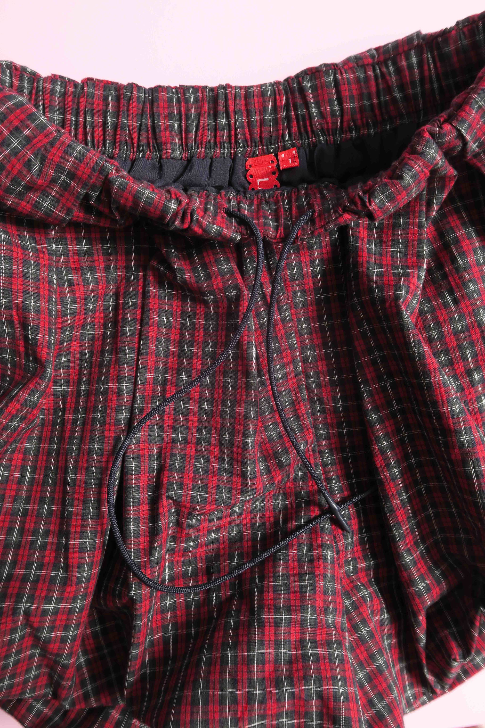 SHORT BALLOON MAKAROVA PLAID