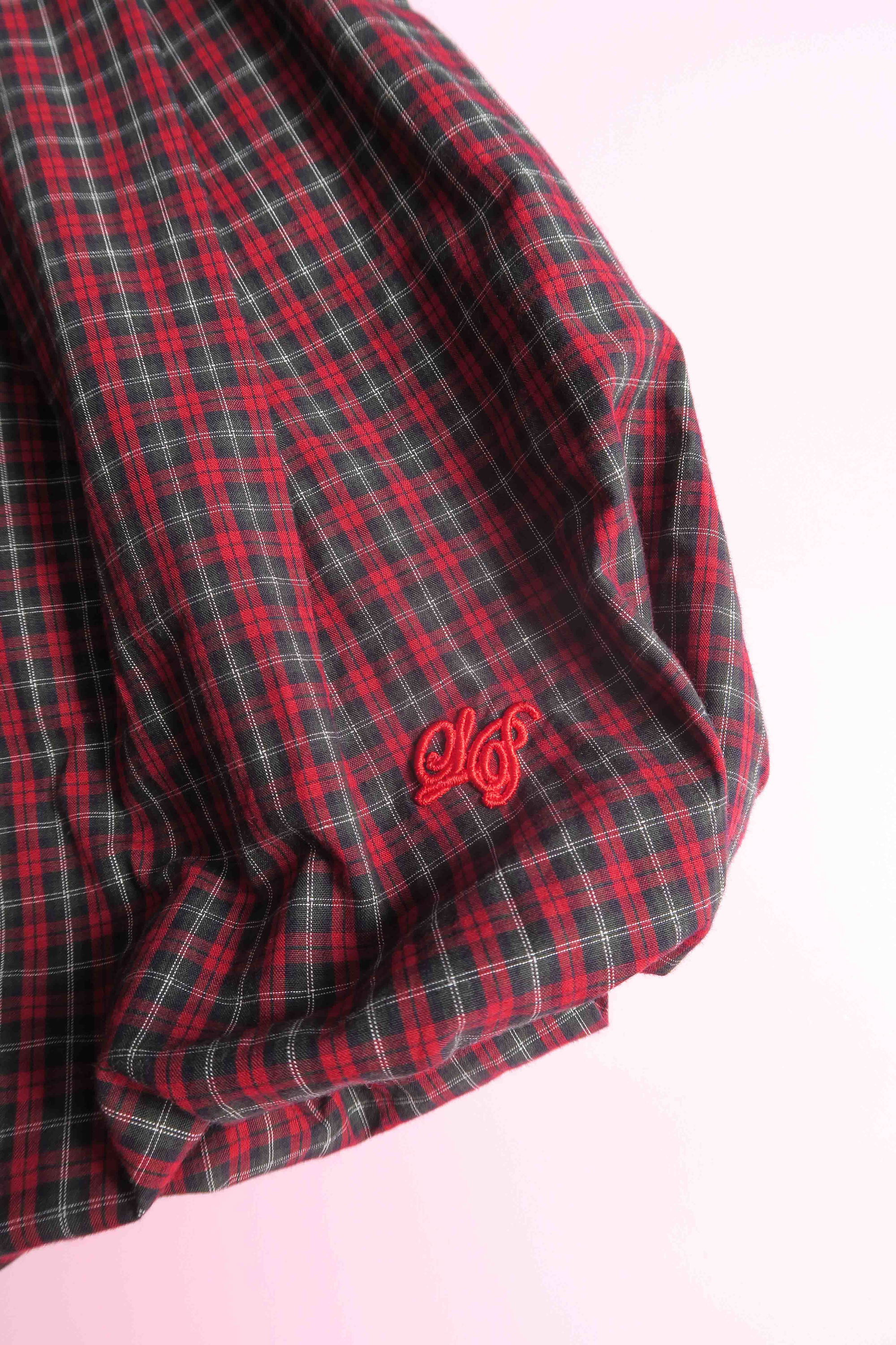 SHORT BALLOON MAKAROVA PLAID