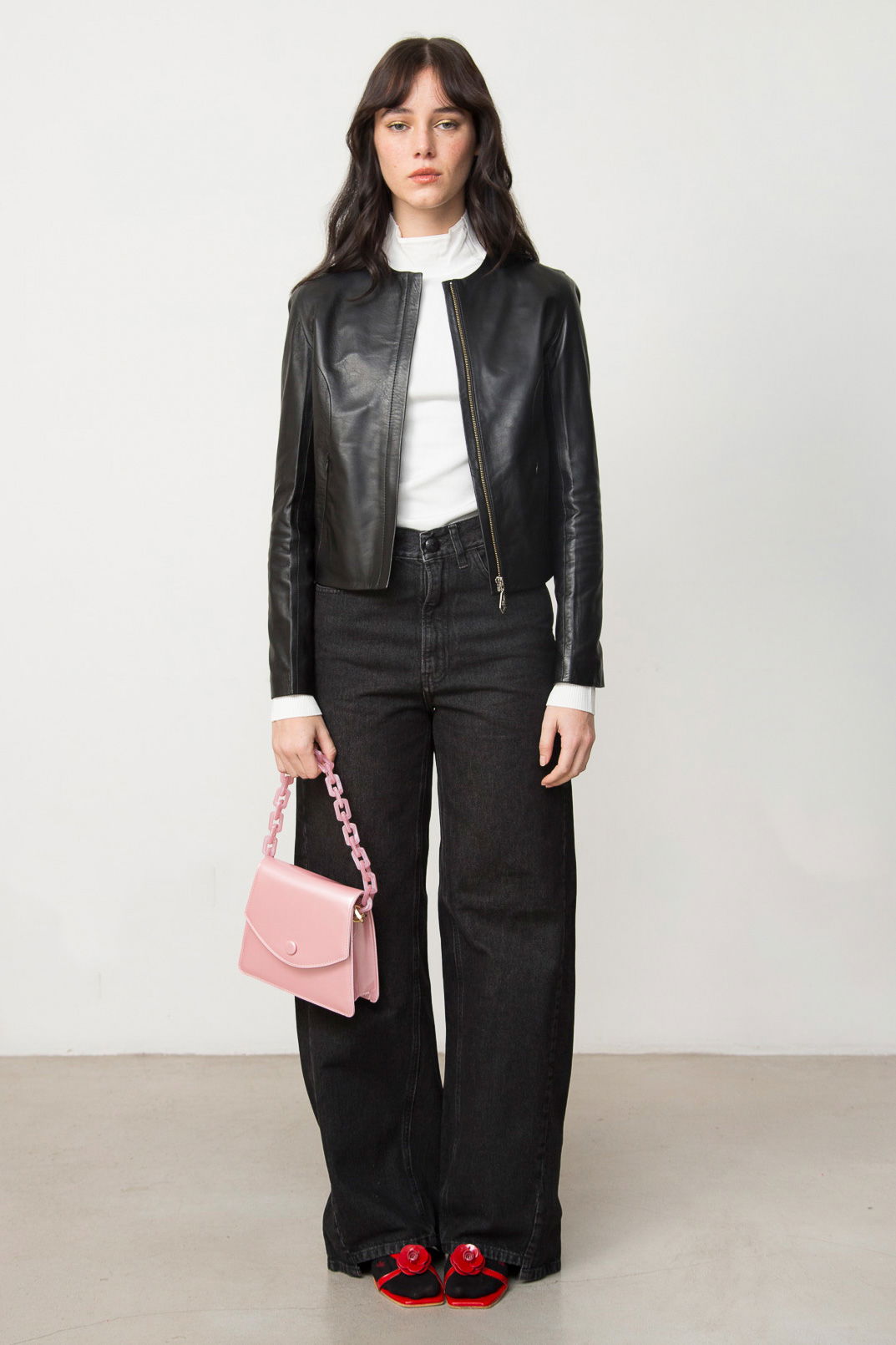CAMPERA DE CUERO MARION // OVINO ITALIANO