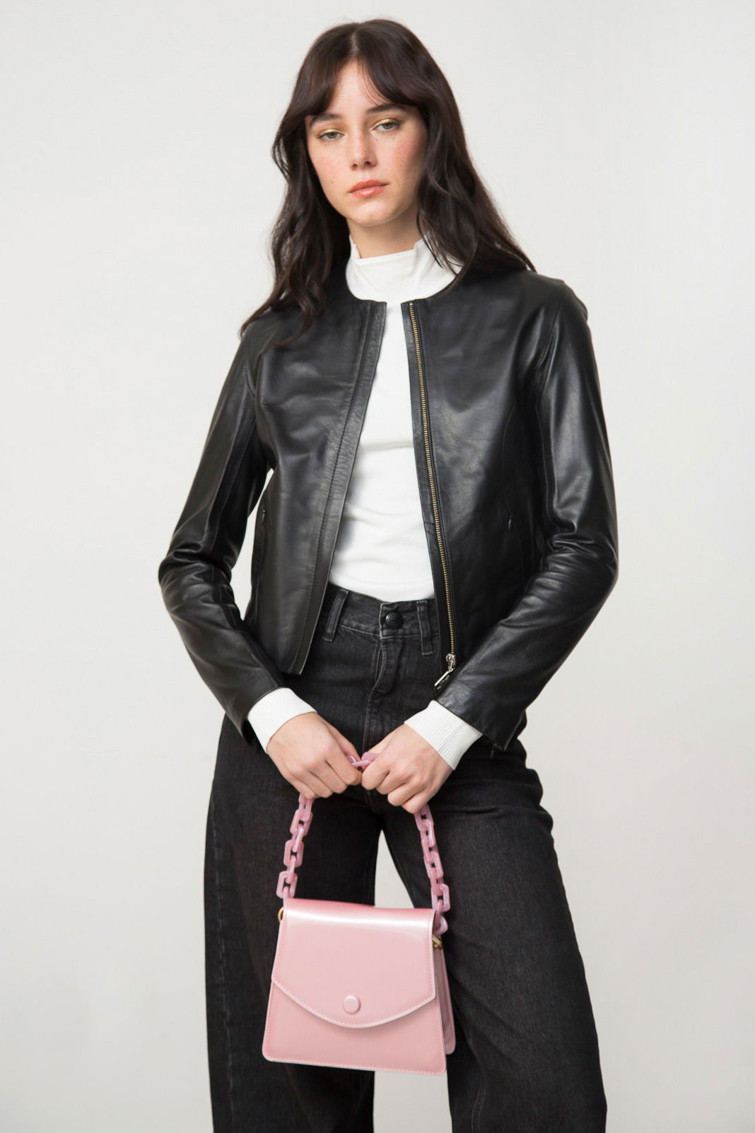 CAMPERA DE CUERO MARION // OVINO ITALIANO