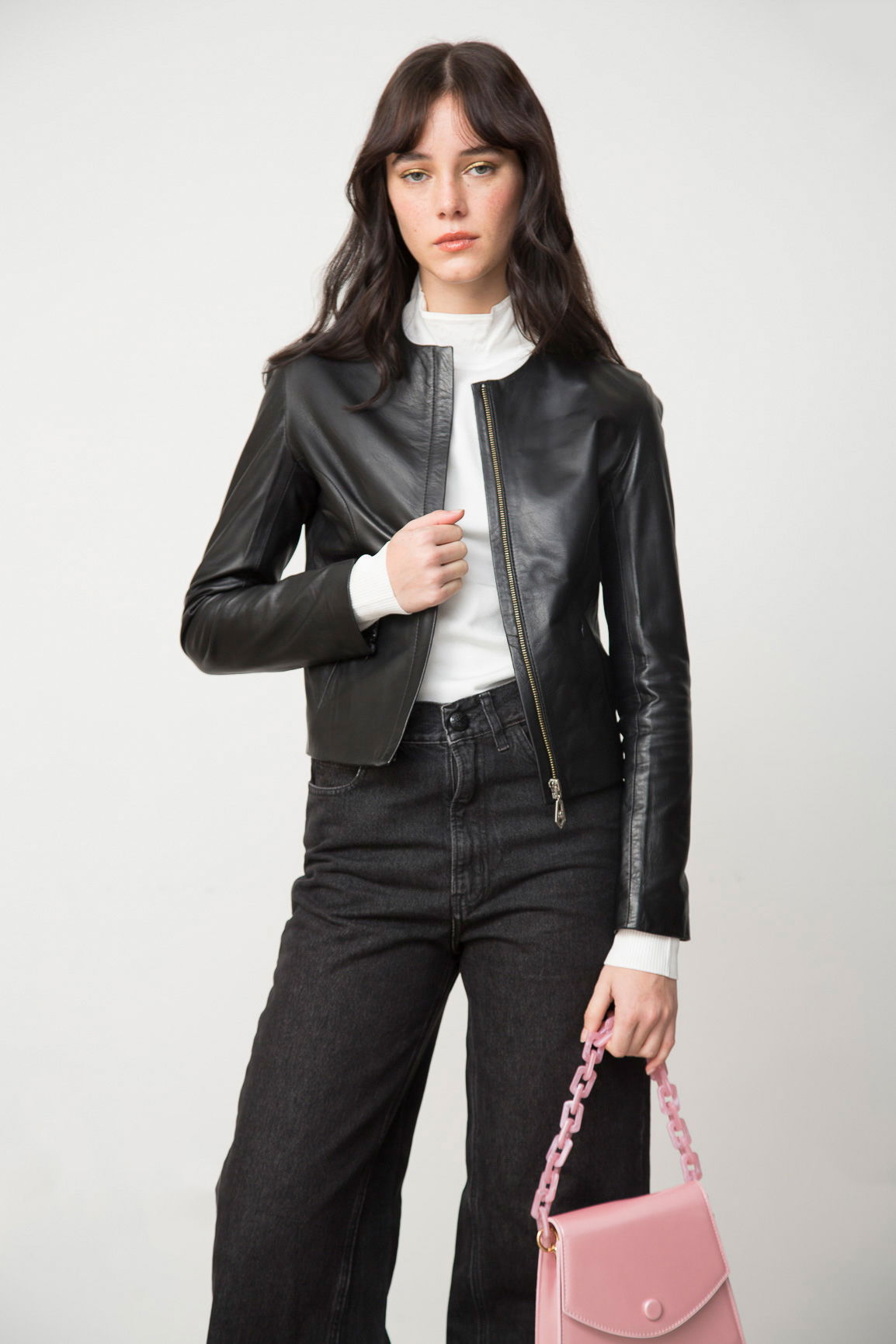 CAMPERA DE CUERO MARION // OVINO ITALIANO