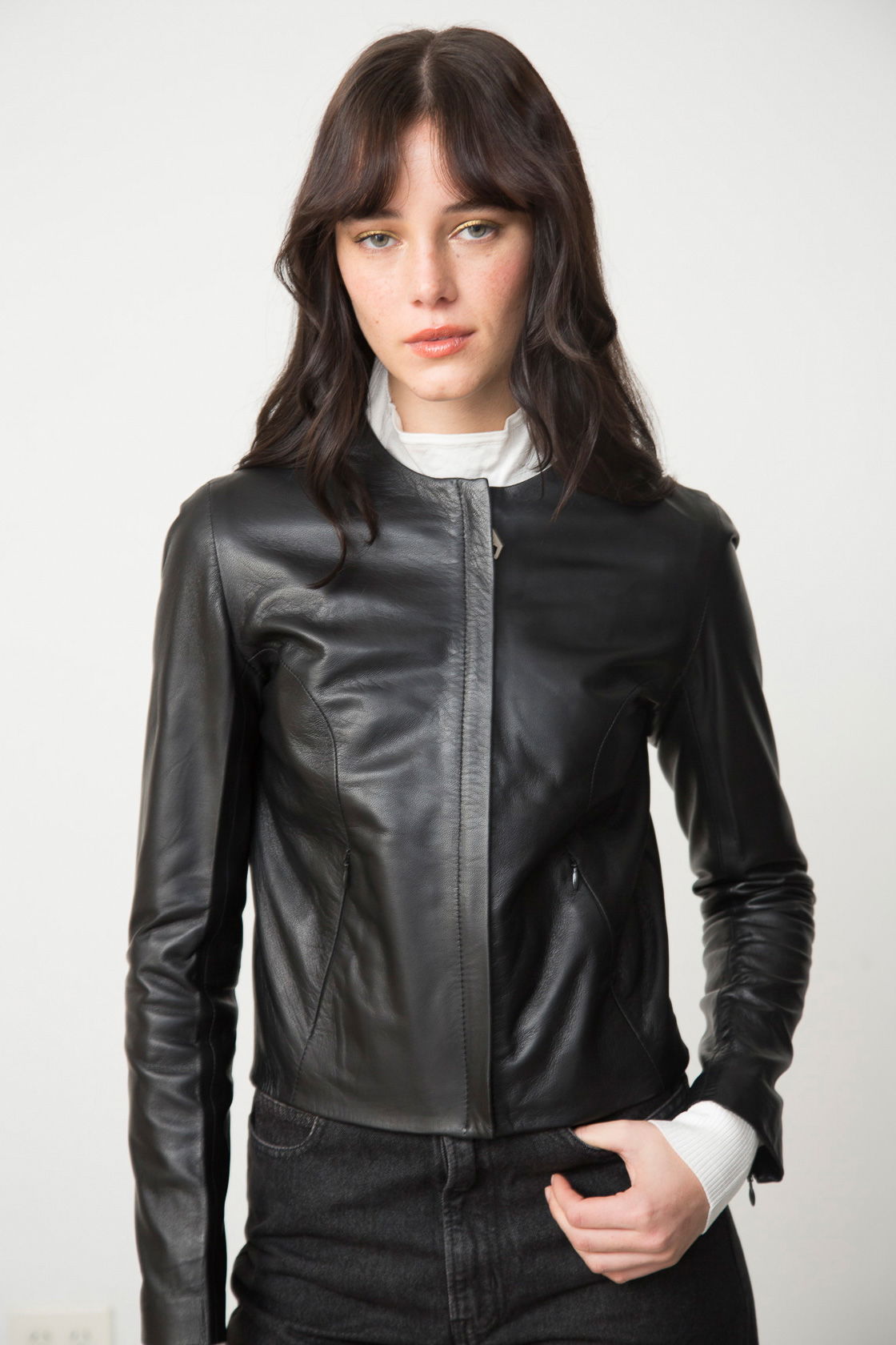 CAMPERA DE CUERO MARION // OVINO ITALIANO