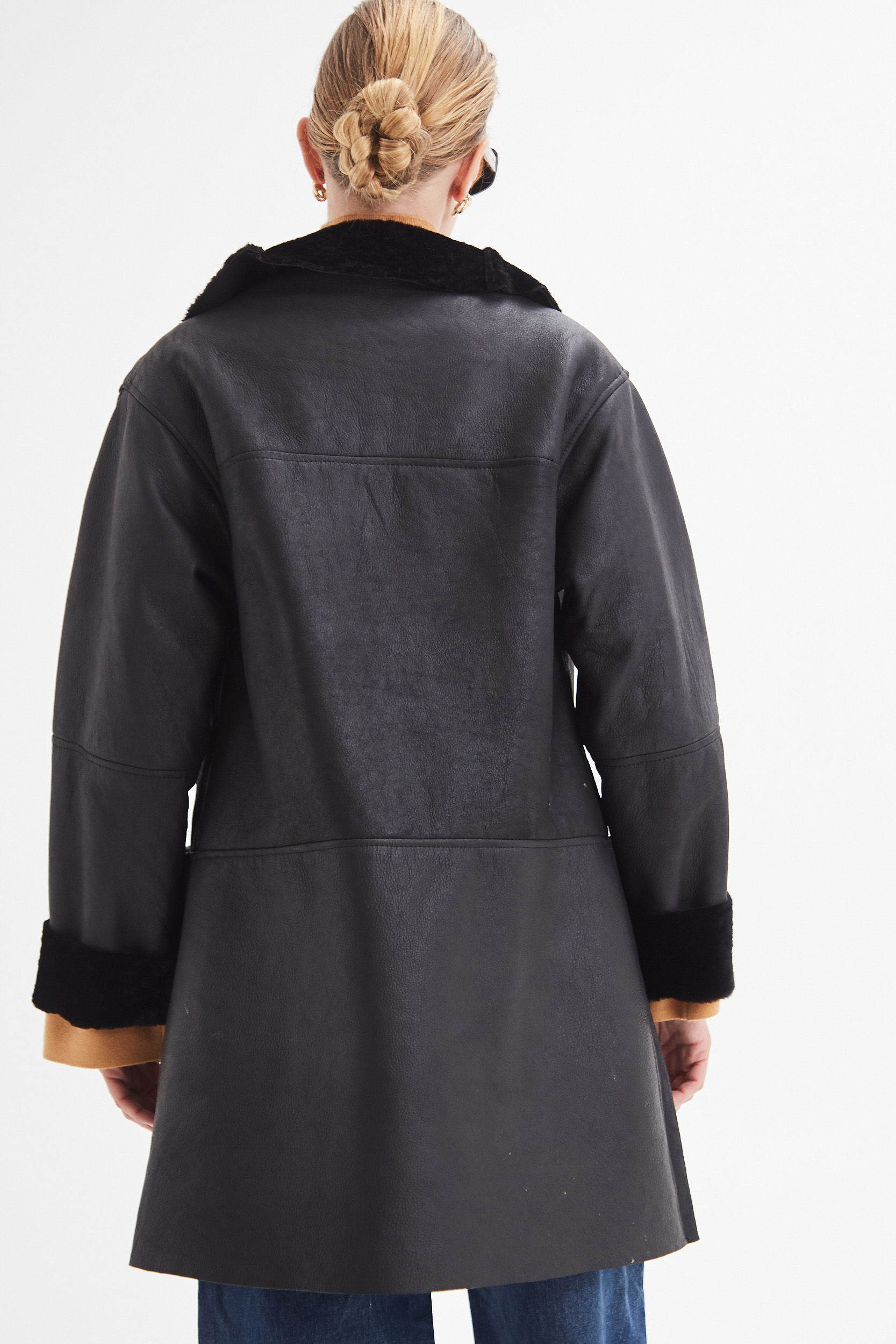 TAPADO REVERSIBLE DE CUERO RICCI 