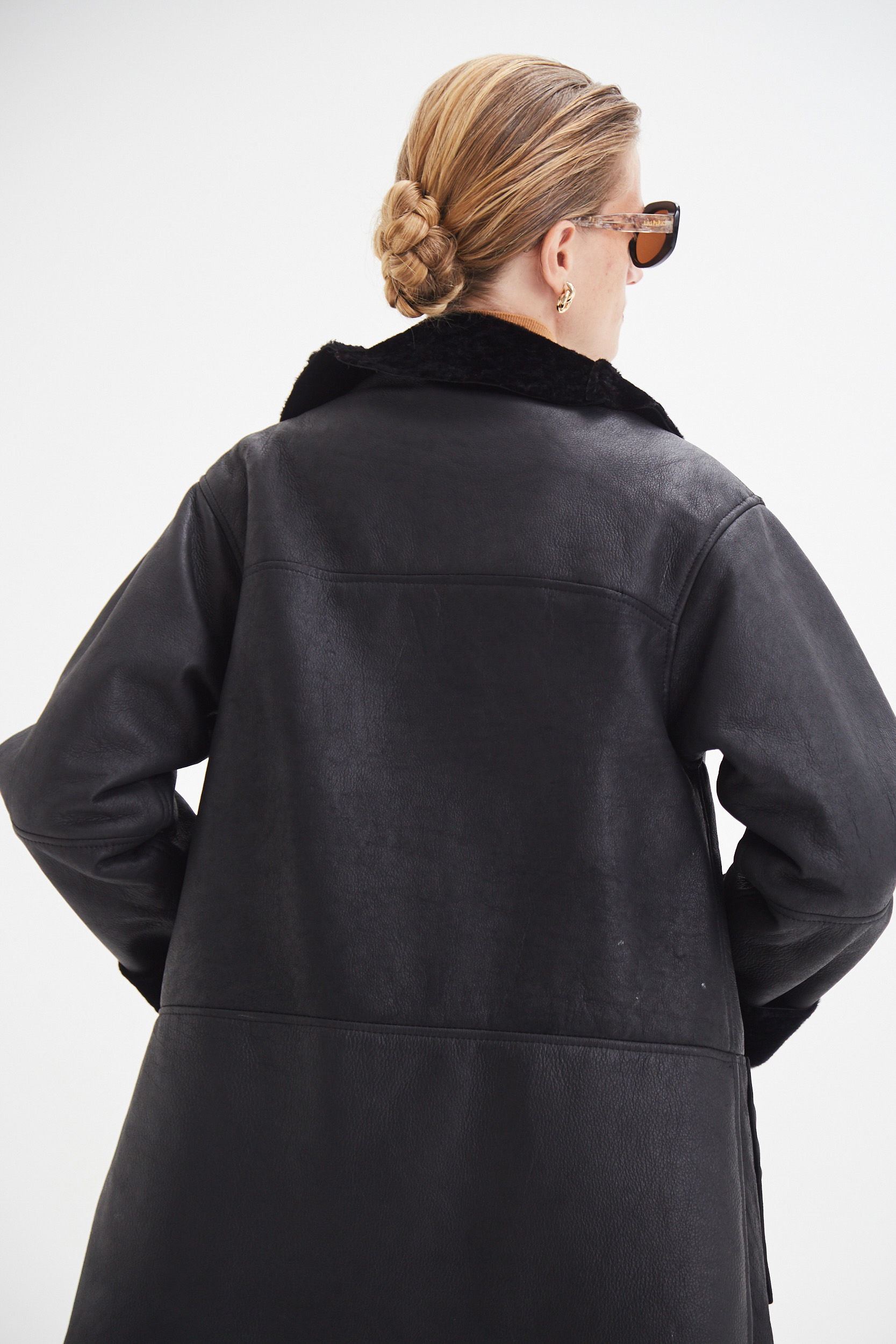 TAPADO REVERSIBLE DE CUERO RICCI 