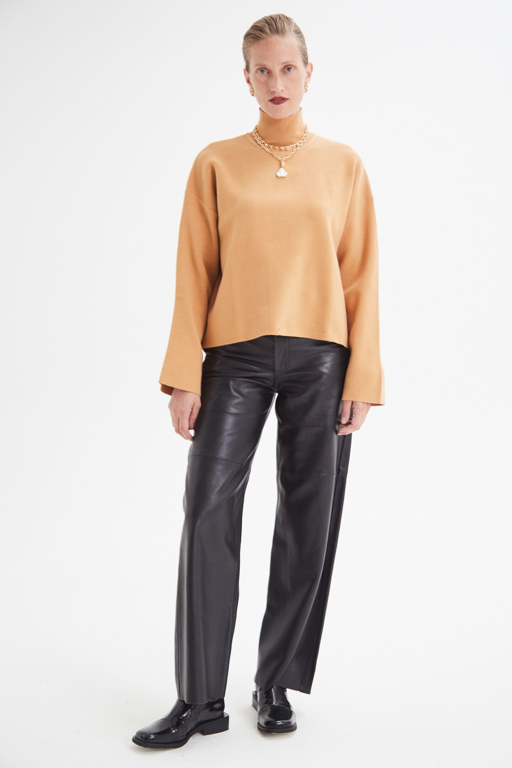 PANTALON DE CUERO LUNA / OVINO ITALIANO