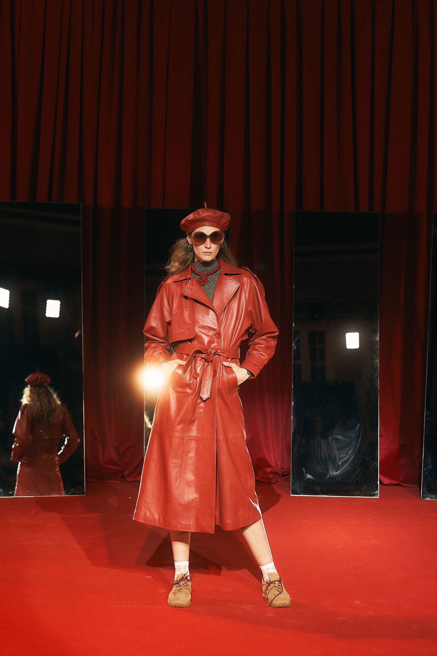 TAPADO DE CUERO ANTONIA // CUERO OVINO