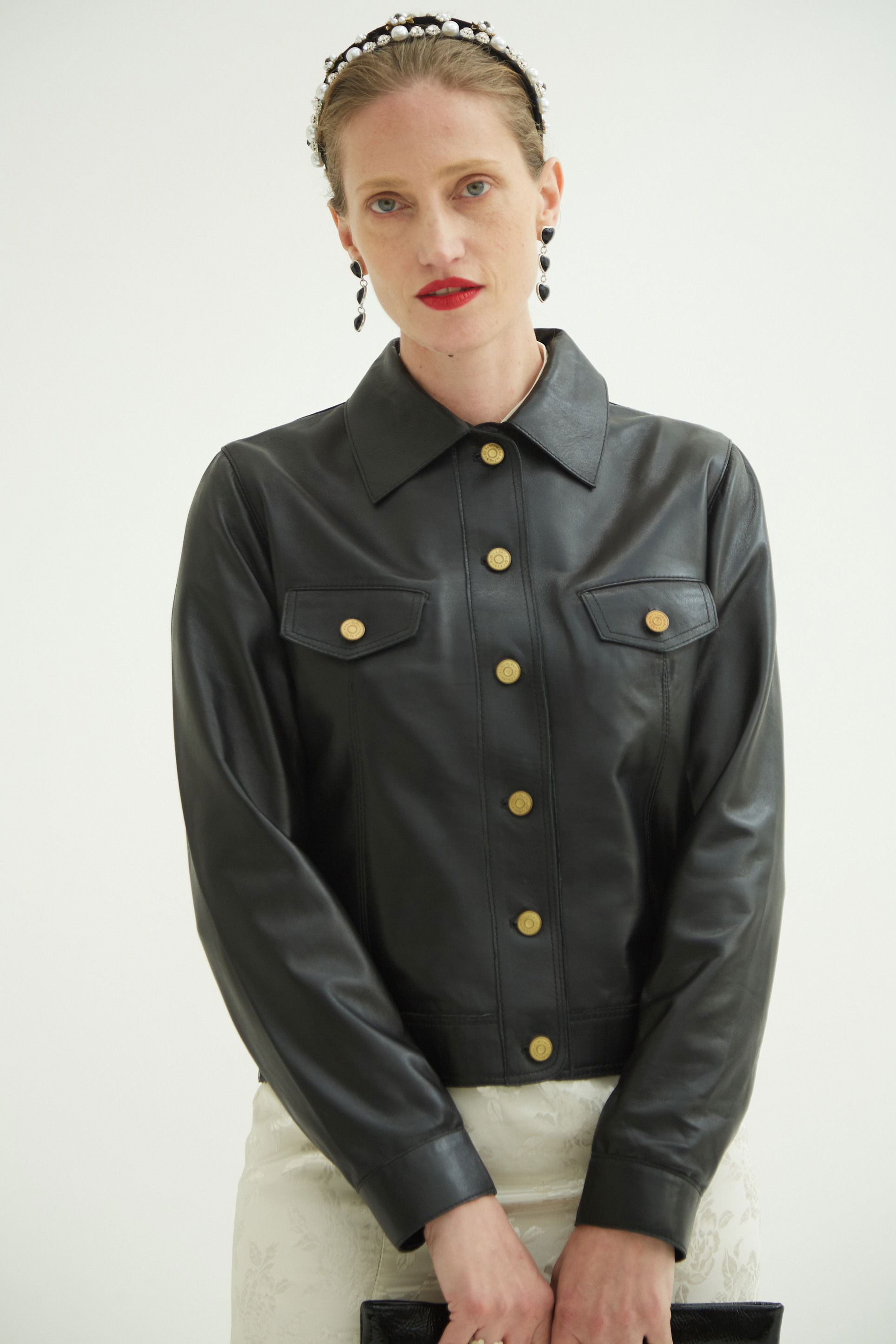 CAMPERA DE CUERO SARA//OVINO ITALIANO