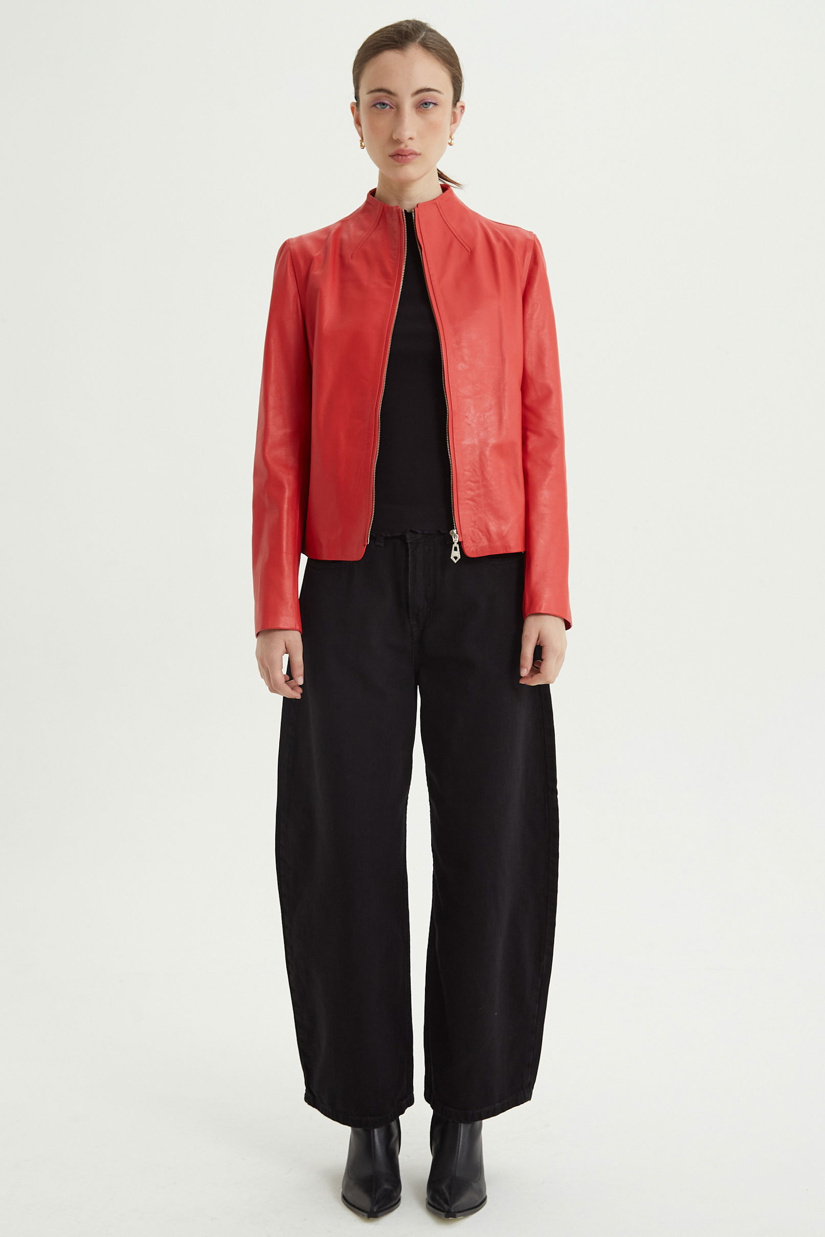 CAMPERA DE CUERO LISA // OVINO