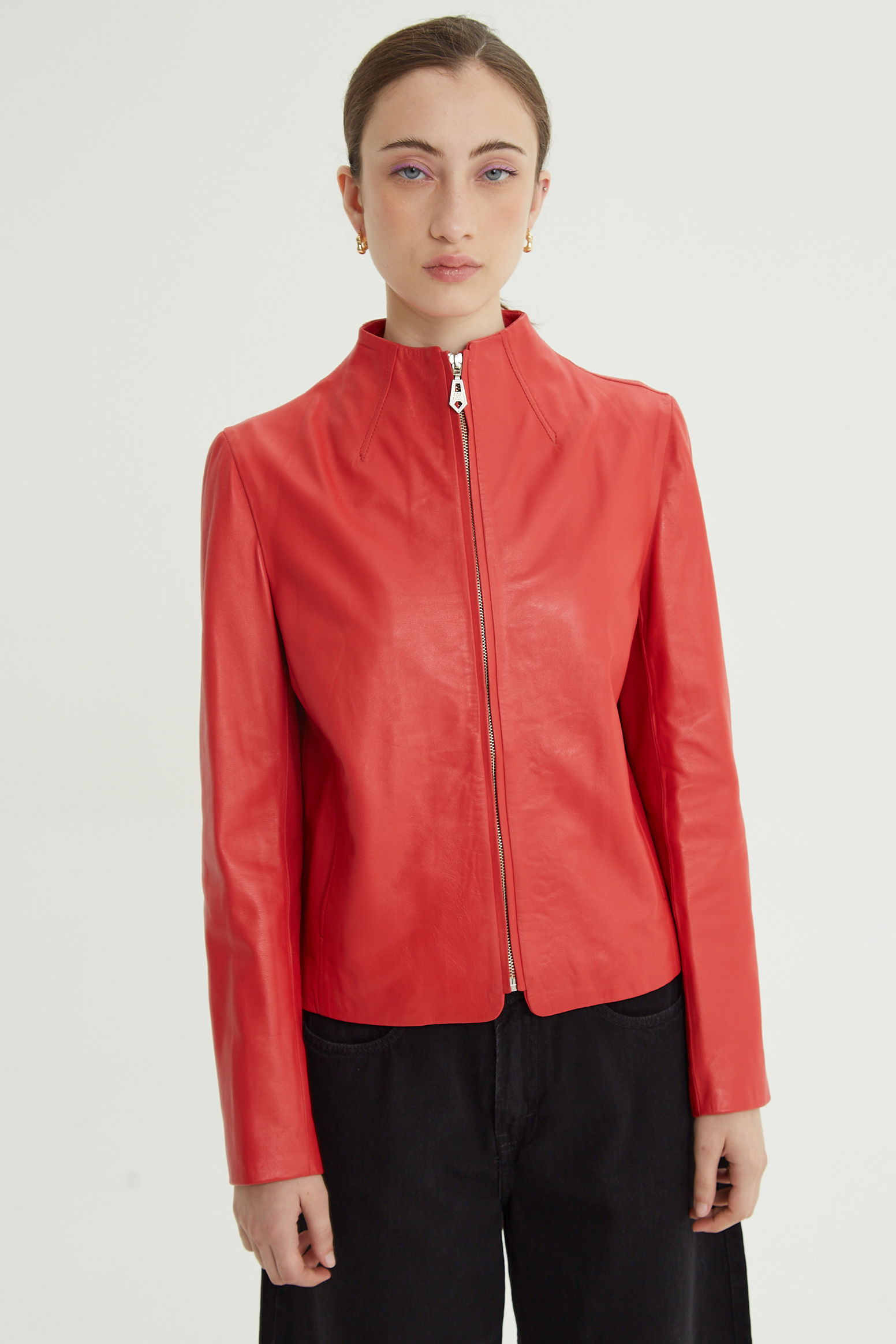 CAMPERA DE CUERO LISA // OVINO